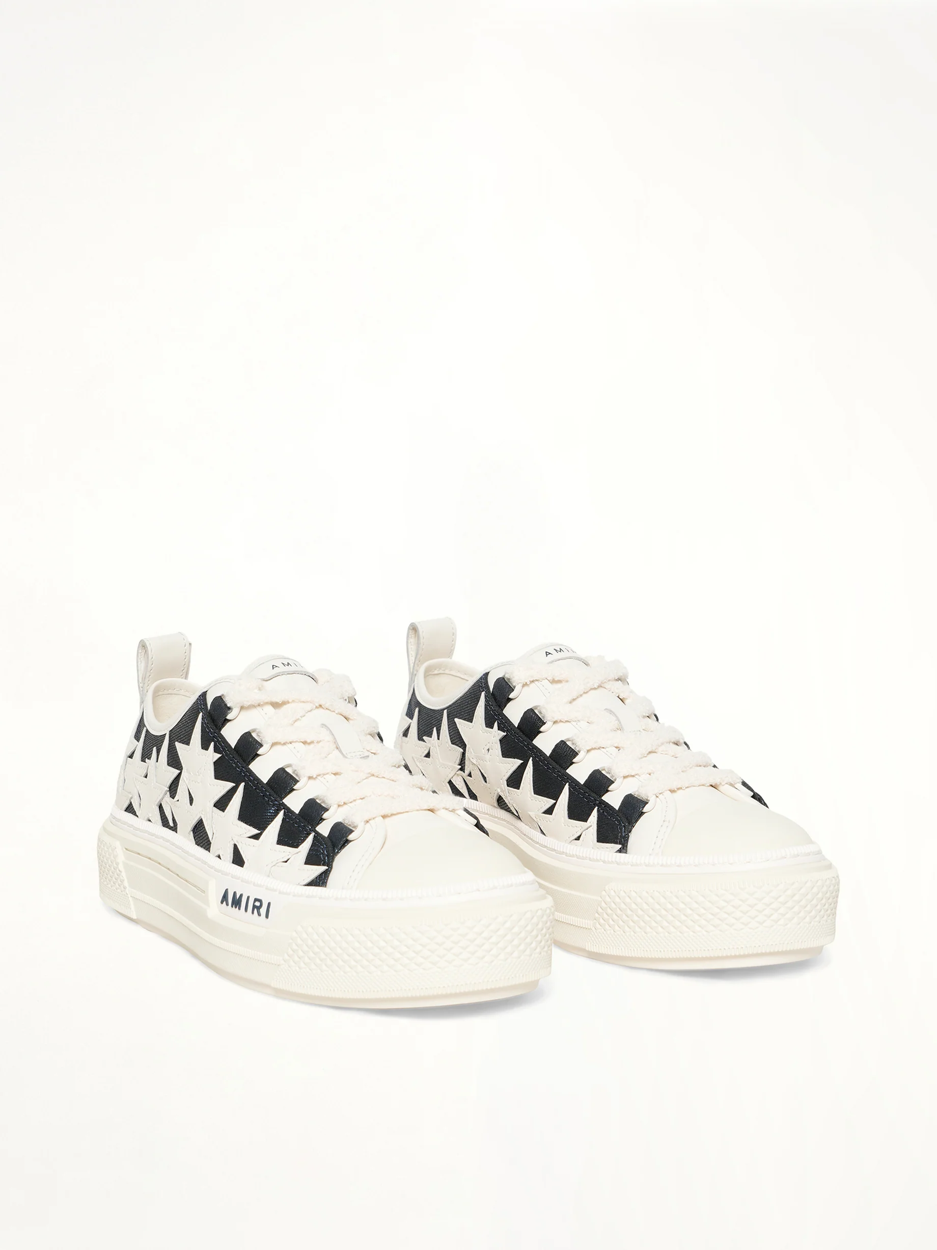 Denim Stars Court Low Sneaker in Wet Shimmer - Image 2