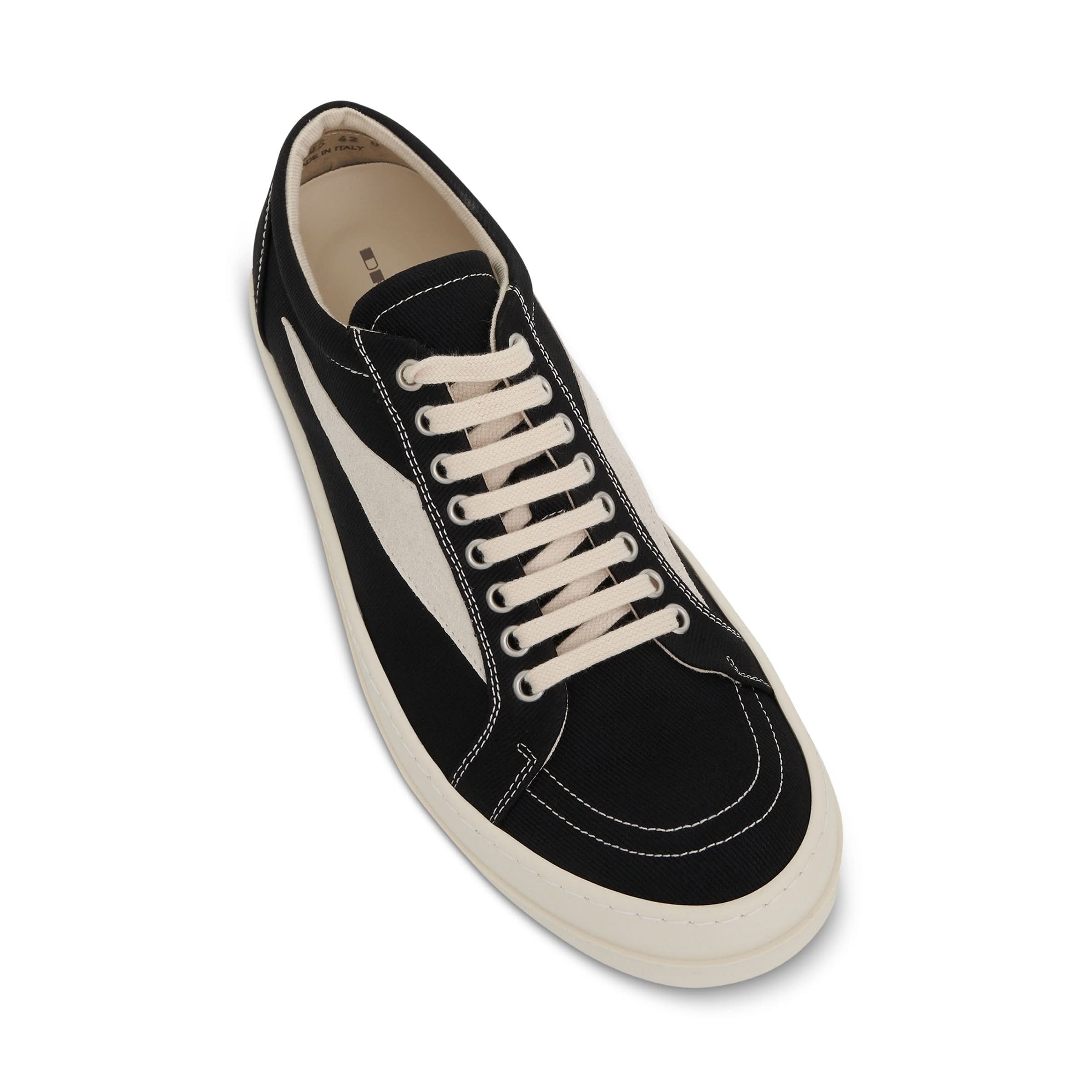 Denim Vintage Sneaker in Black/Milk - Image 4
