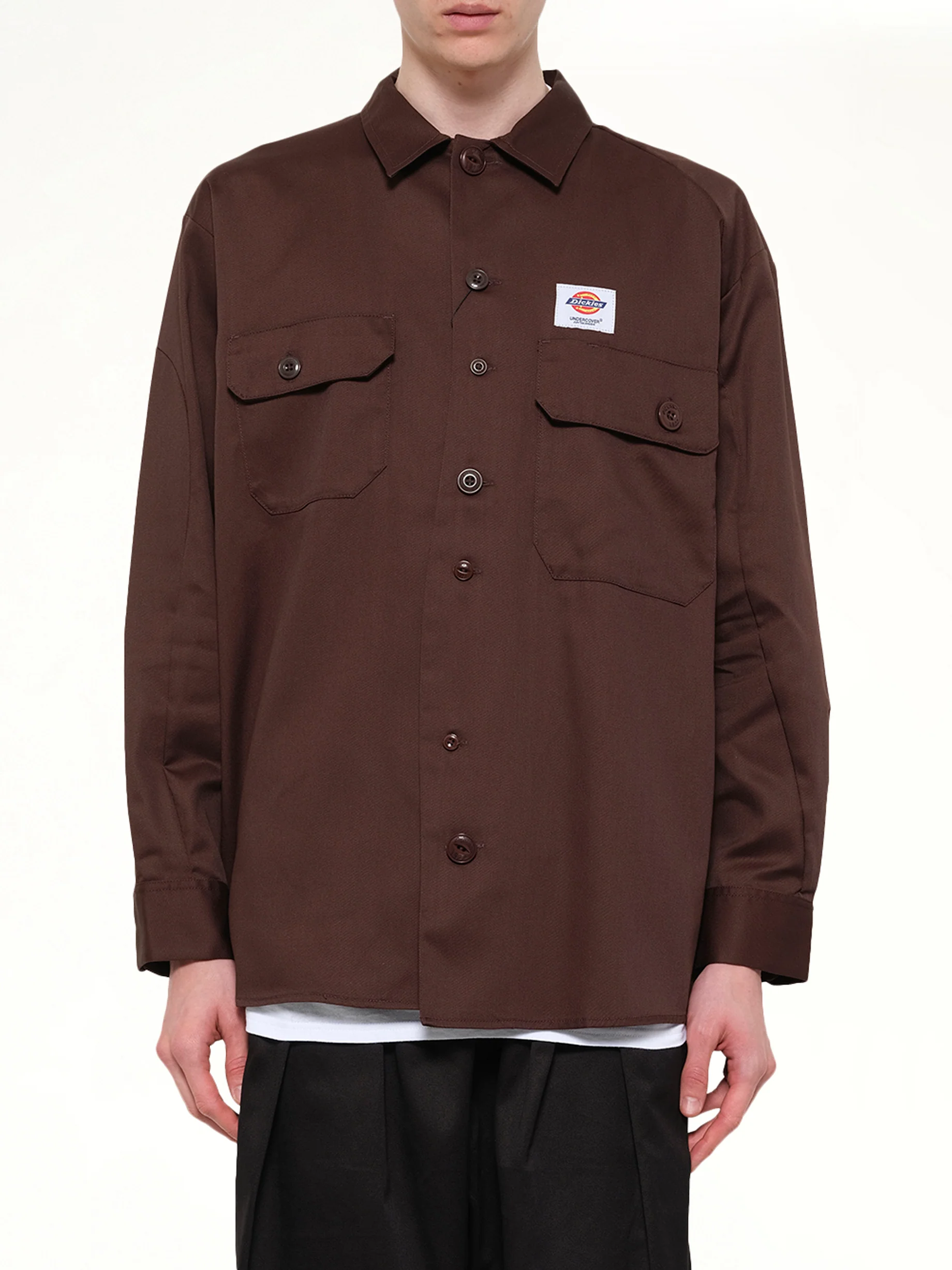 Dickies x UC LS Shirt in Brown