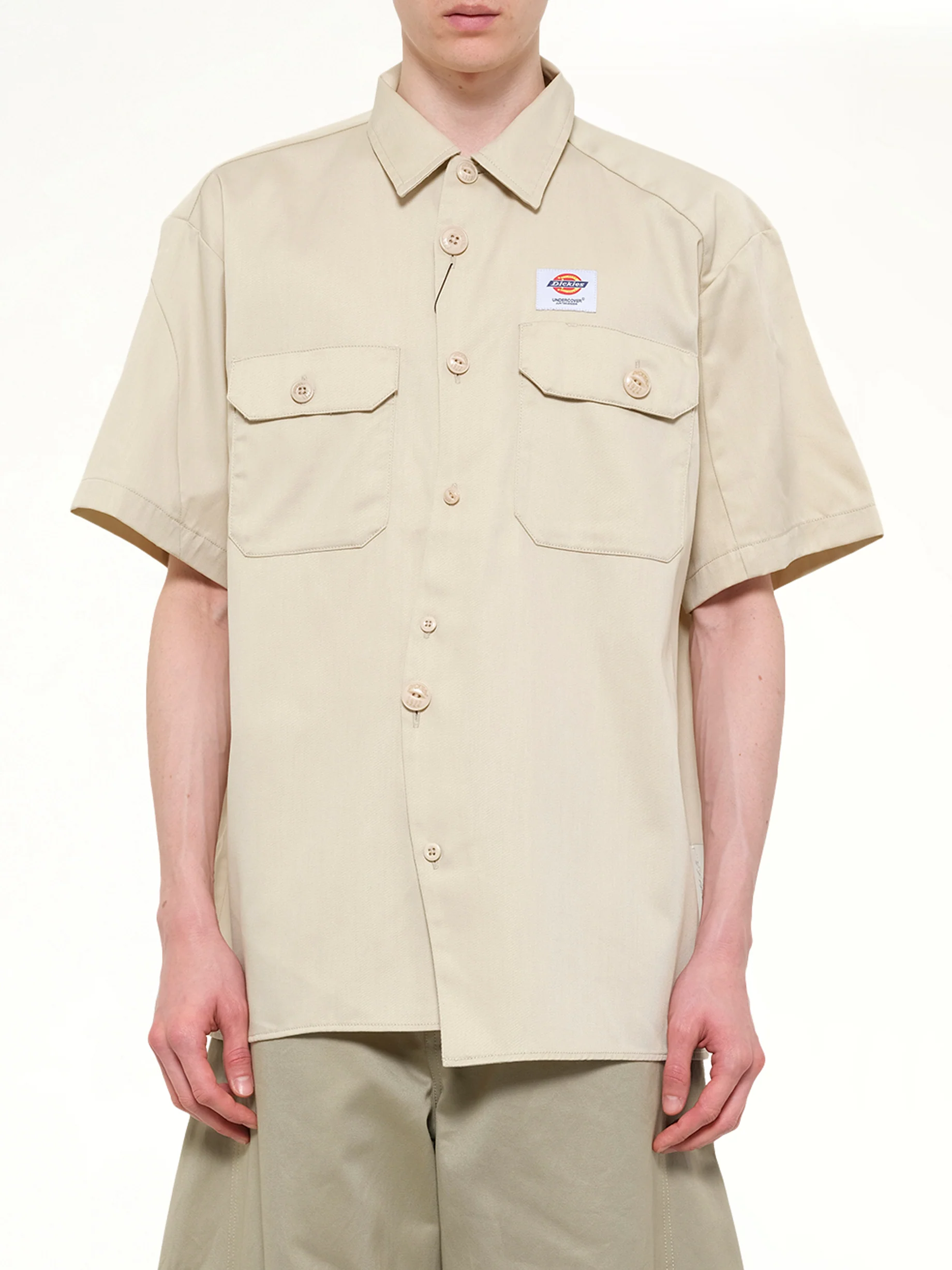 Dickies x UC SS Shirt in Light Grey/Beige