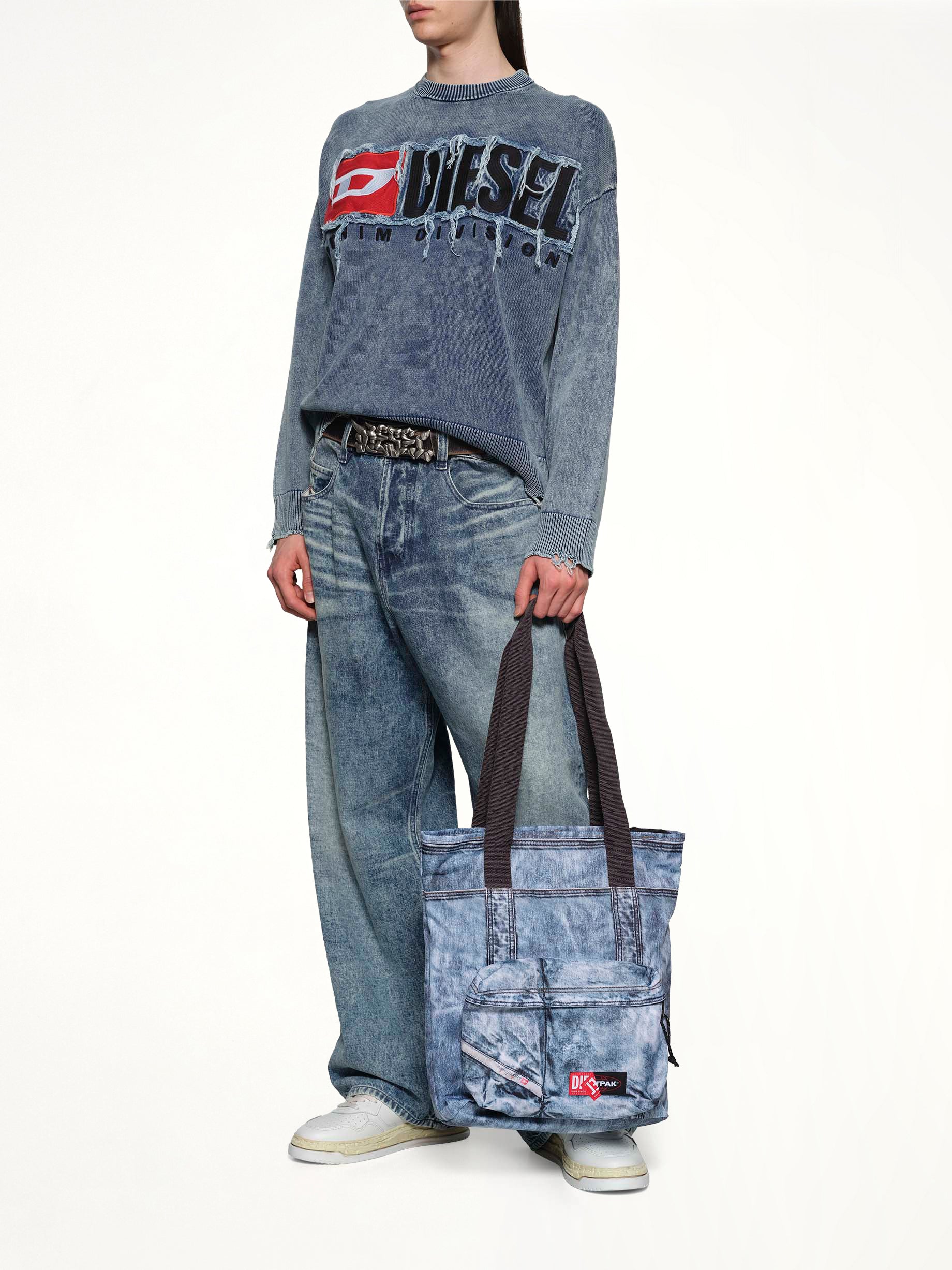 DIESEL x EASTPAK Tote Bag in Blue - Image 4