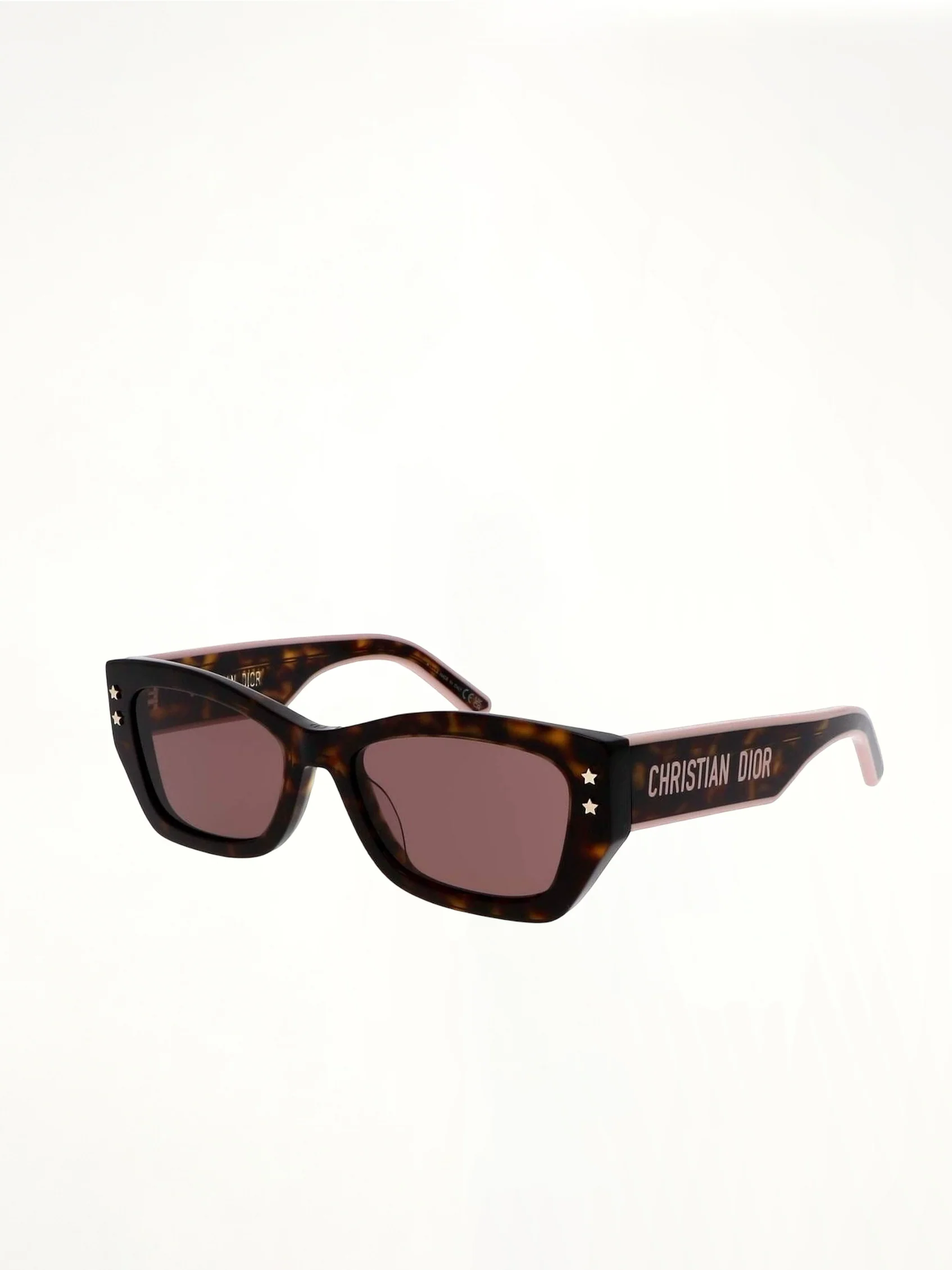 DiorPacific S2U 25D053 Rectangular Sunglasses in Tortoise