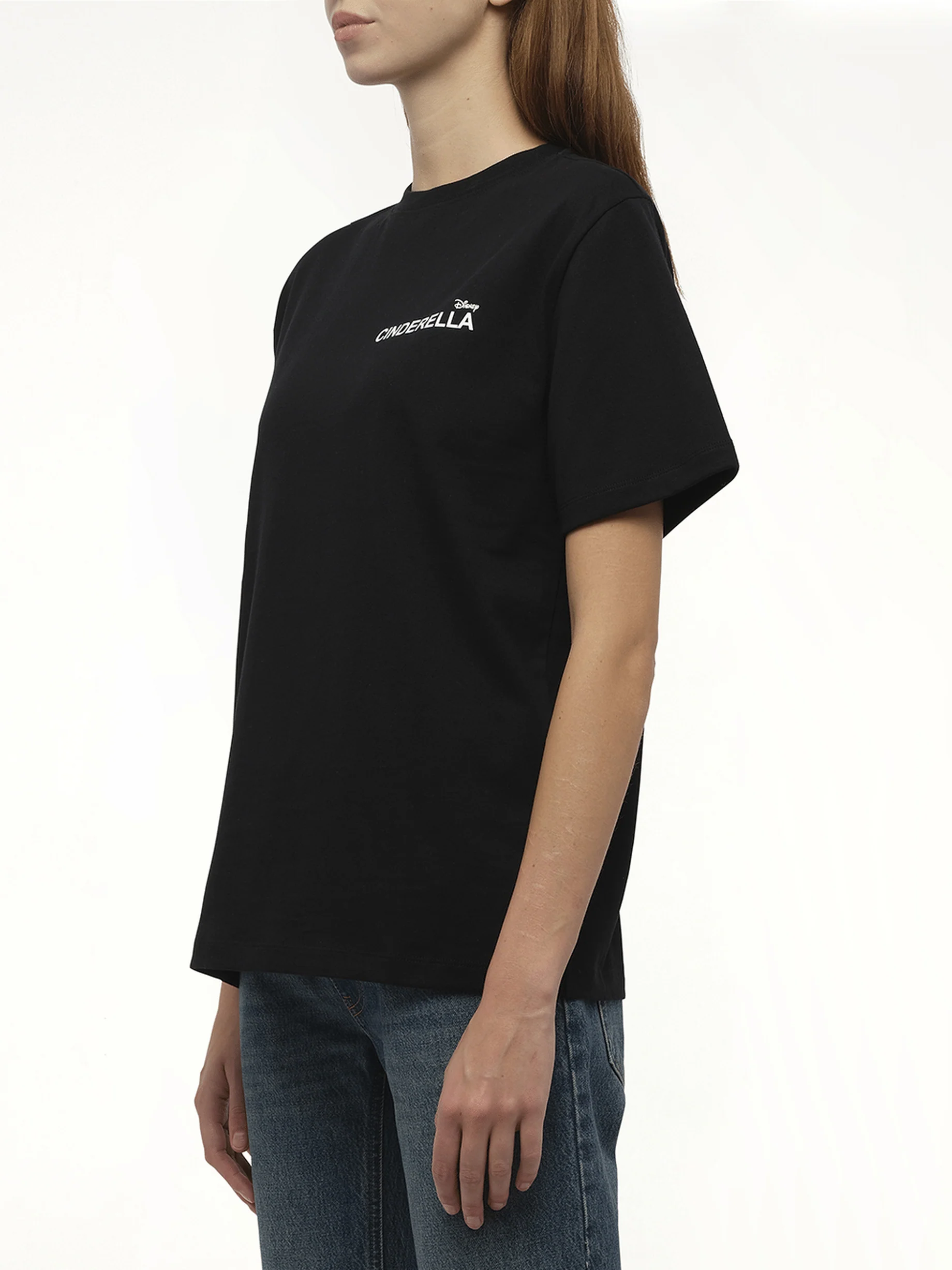 Disney x Coperni Cinderella T-Shirt in Black - Image 5