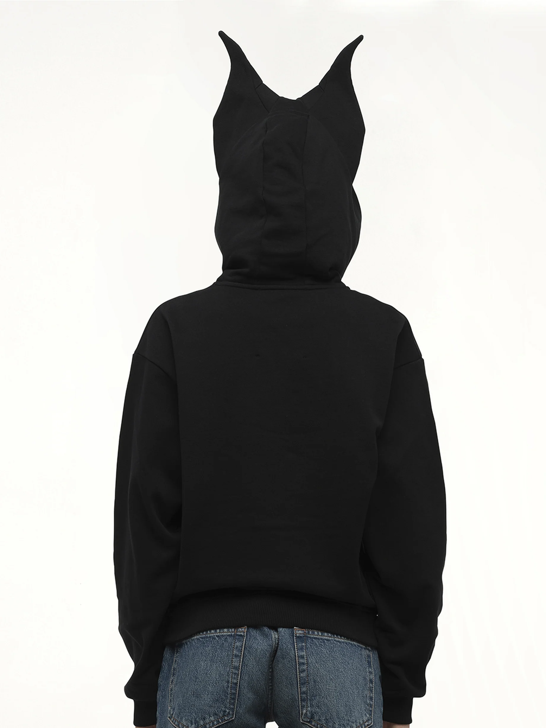 Disney x Coperni Maleficent Hoodie in Black - Image 6