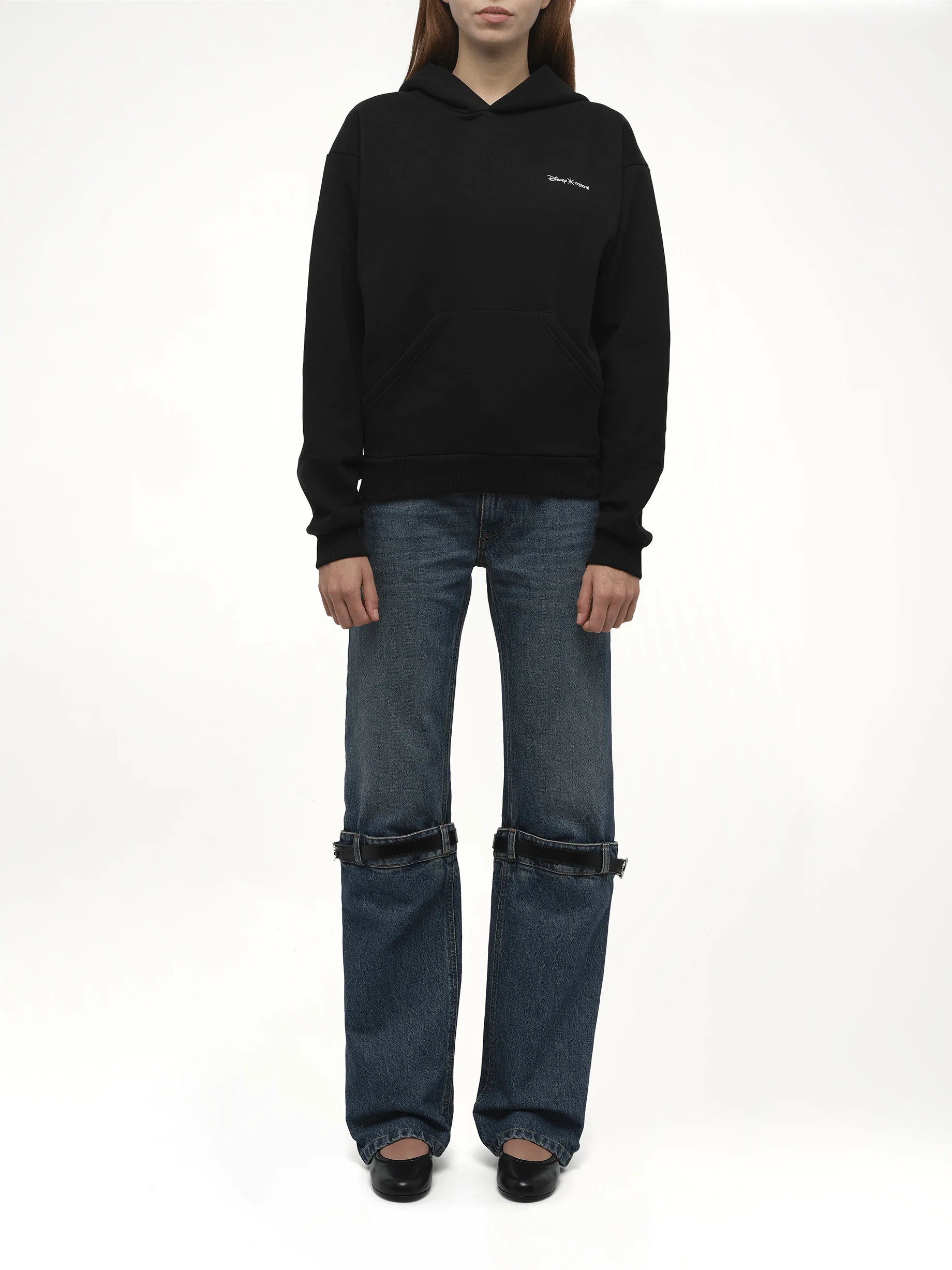 Disney x Coperni Maleficent Hoodie in Black - Image 7