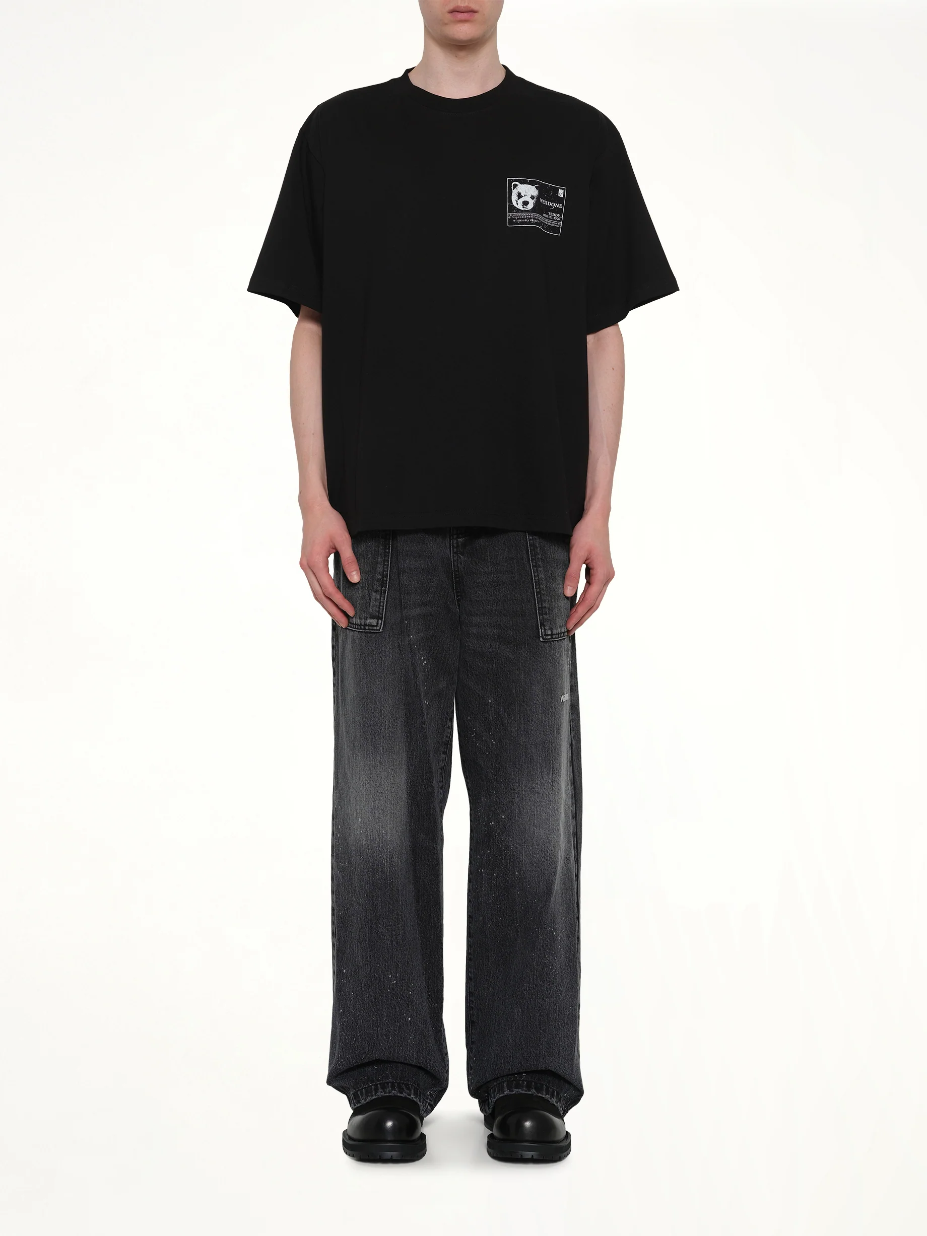 DNA Teddy ID T-Shirt in Black - Image 7