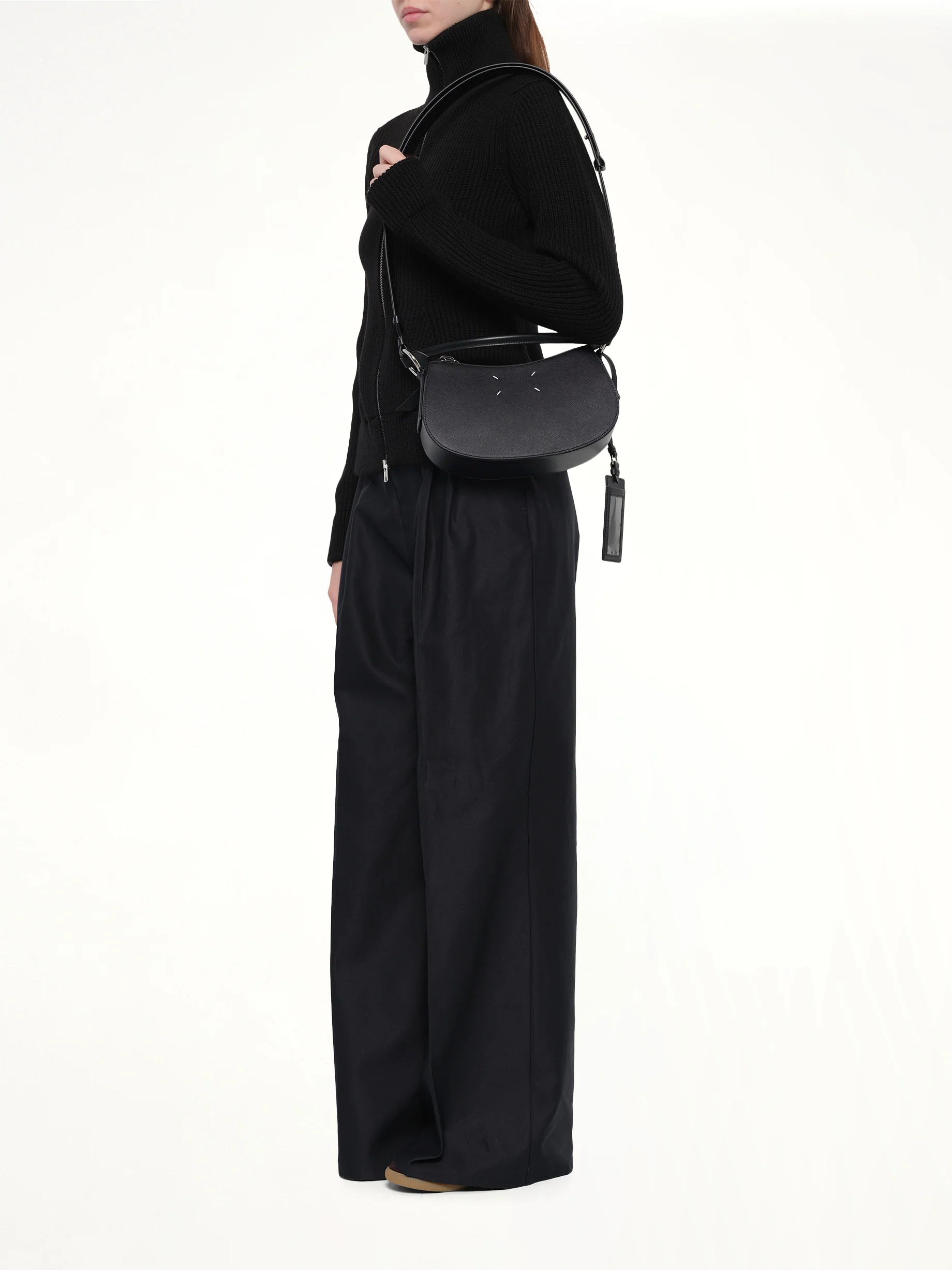 Doll Hobo Bag in Black - Image 7