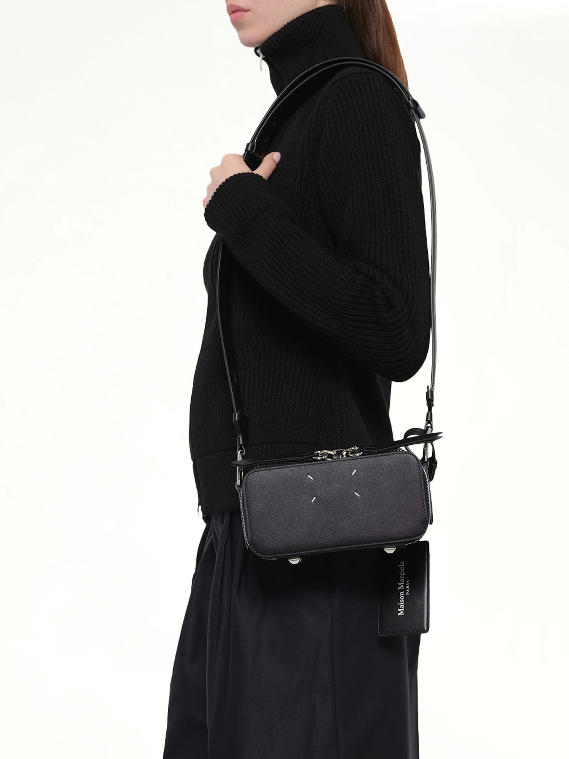 Doll Small Camera Bag in Black - Image 4
