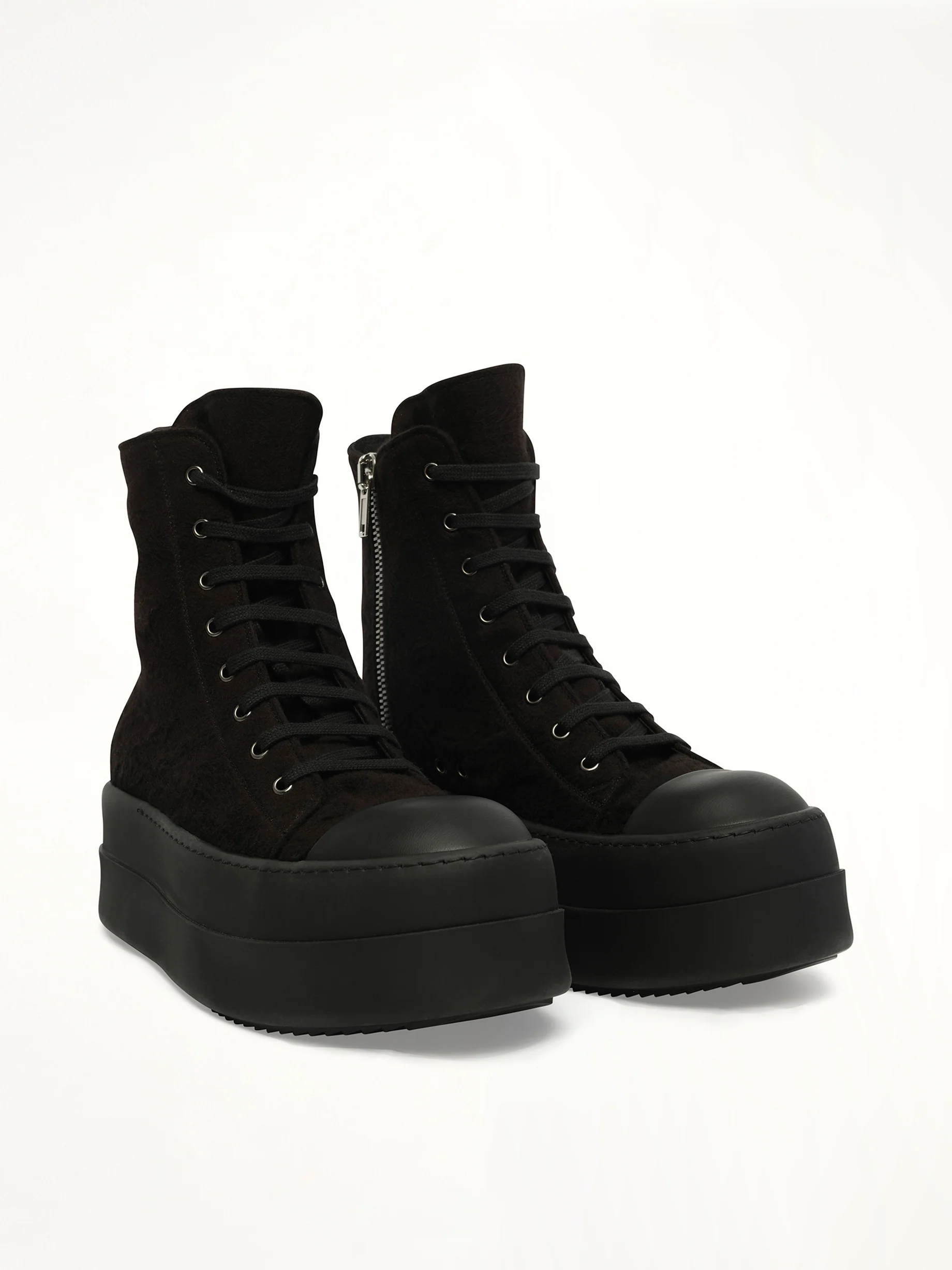 Double Bumper Sneaker in All Black - Image 2