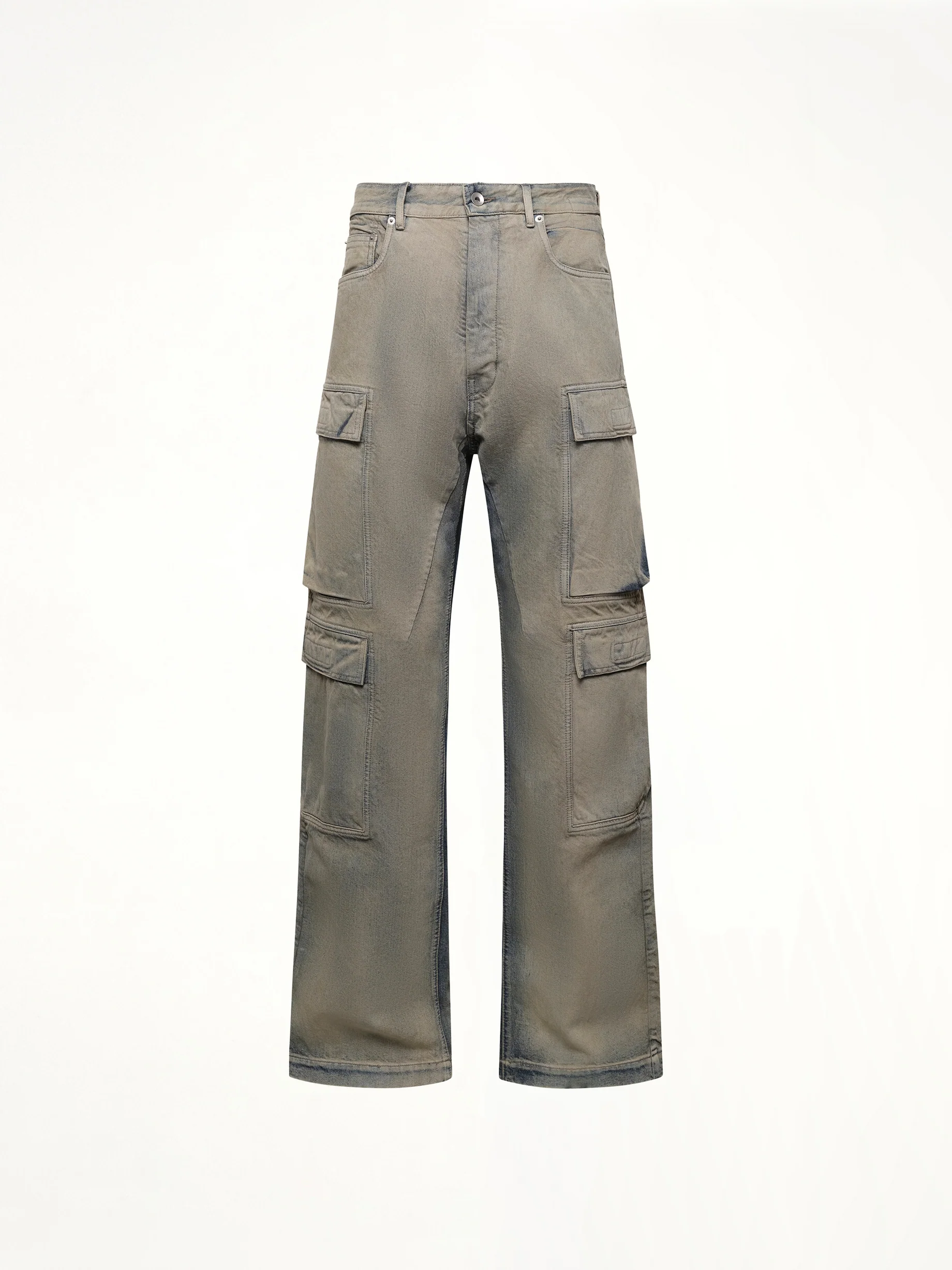 Double Cargo Jeans in Mineral Pearl - Image 2