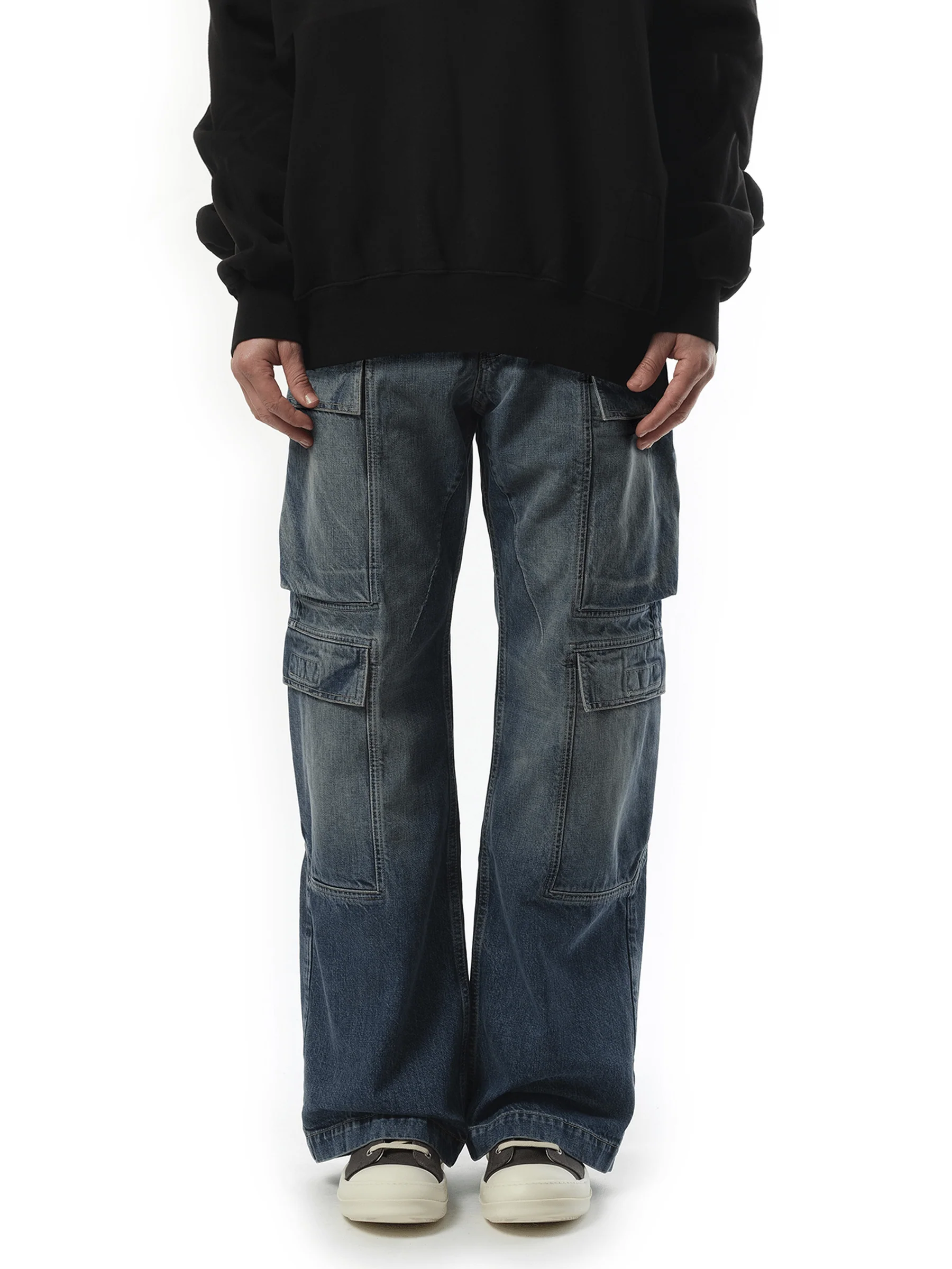 Double Cargo in Washed Indigo