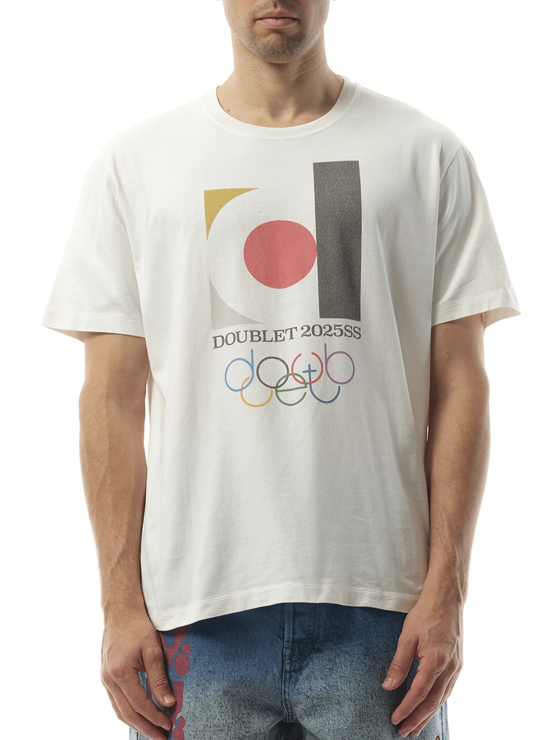 Doublet 2025SS Logo T-Shirt in White
