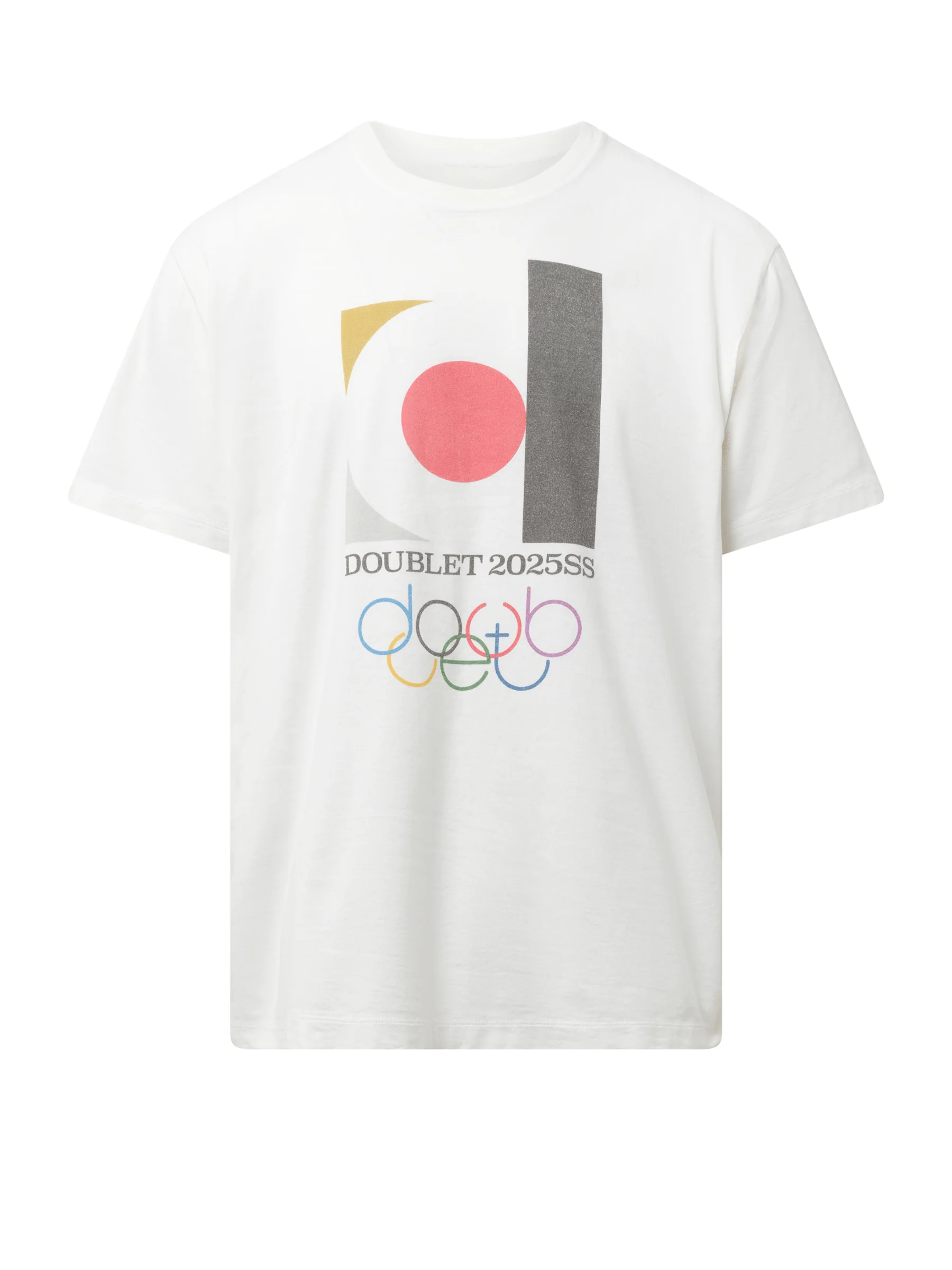 Doublet 2025SS Logo T-Shirt in White - Image 2