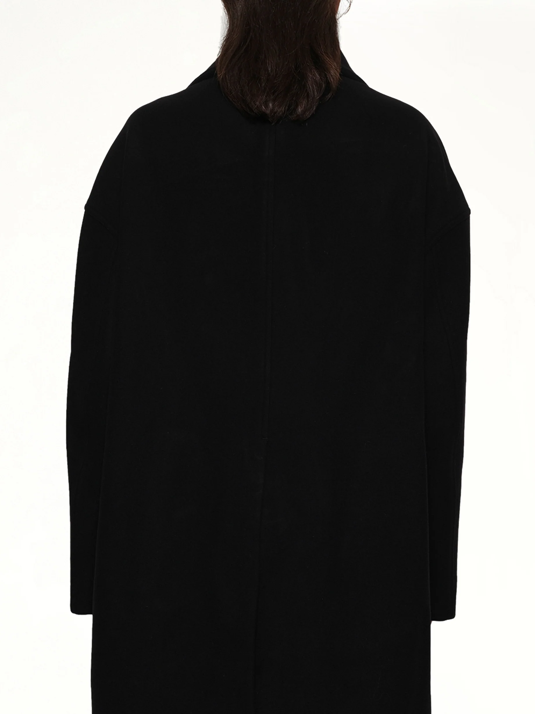 Dracucollar Coat in Black - Image 5