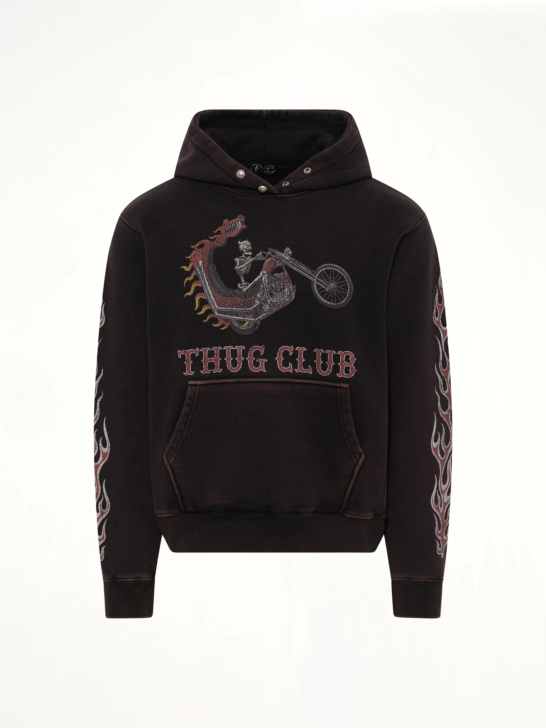 Dragon Chopper Hoodie in Black - Image 2