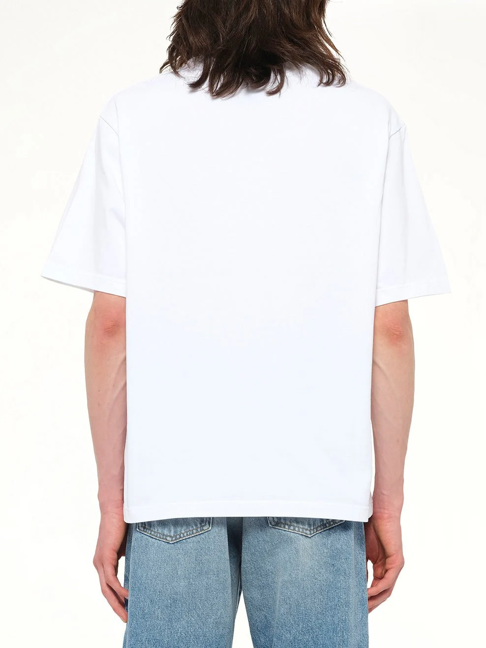 Dragonfly Floral Print T-Shirt in White - Image 5