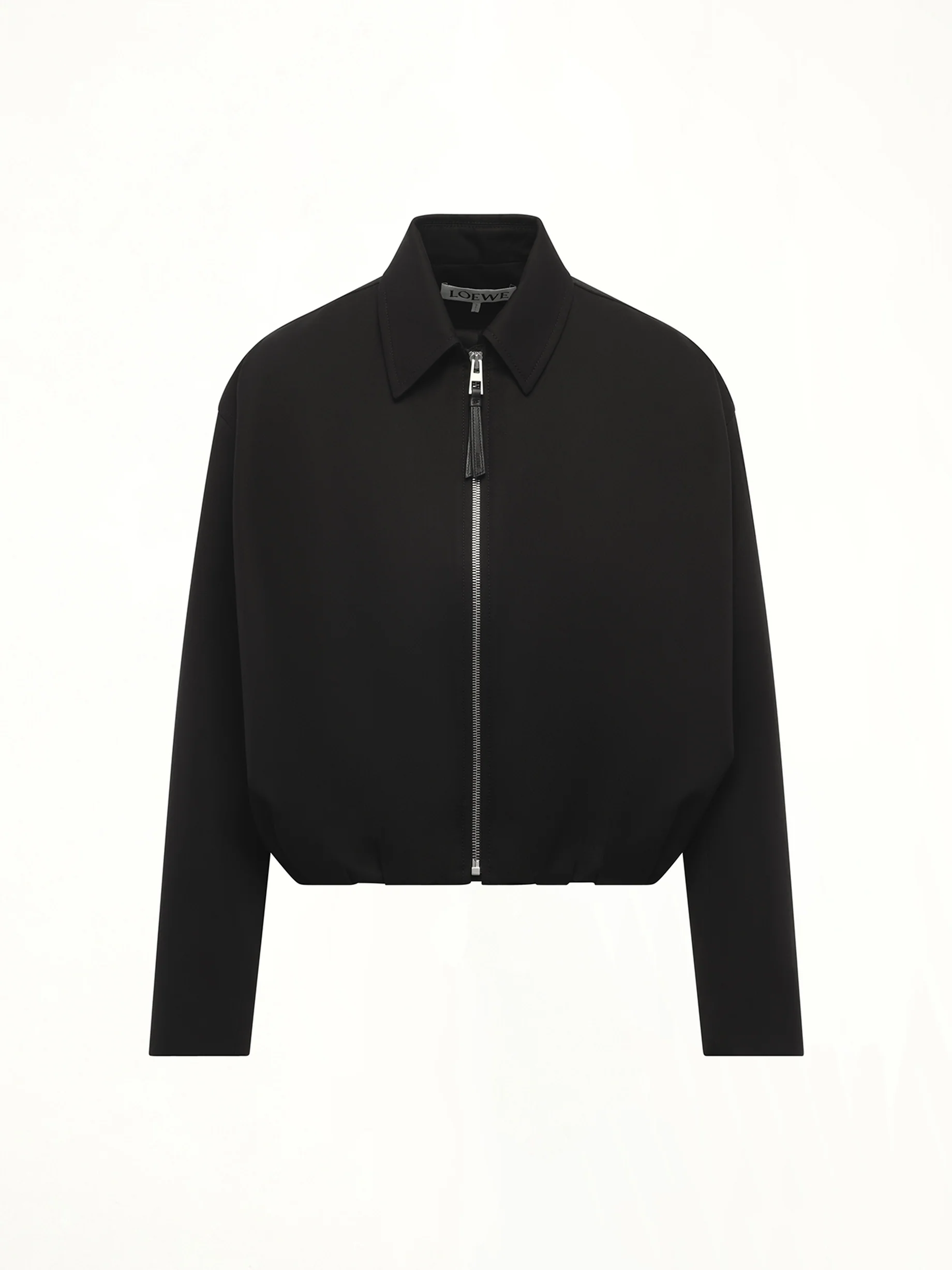 Draped Jacket in Black - Image 2