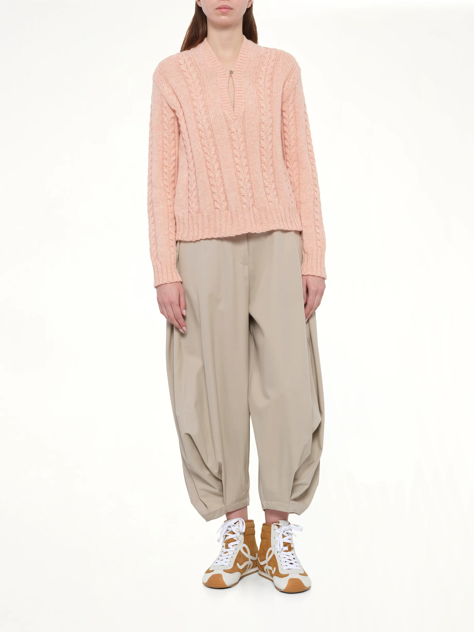 Draped Trouser AF in Beige - Image 4