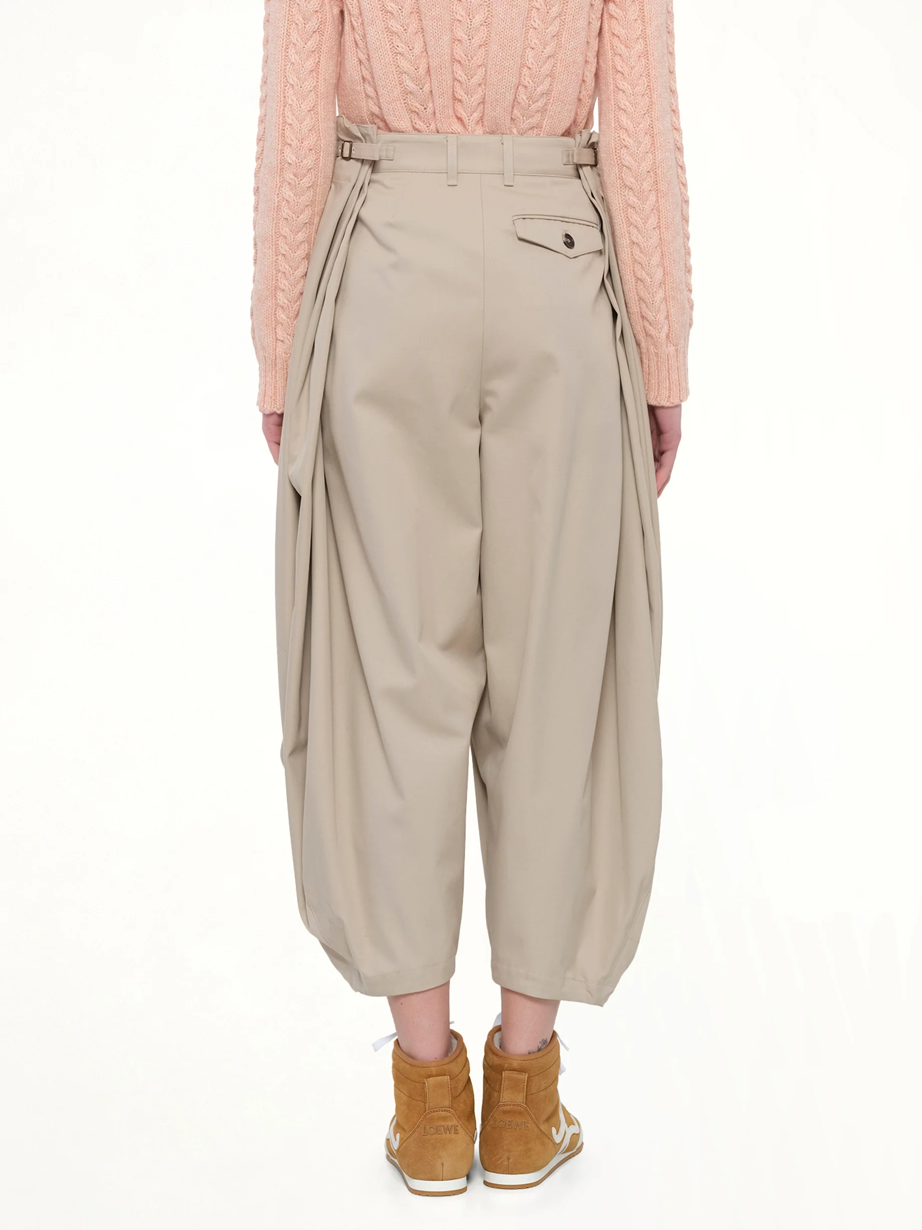 Draped Trouser AF in Beige - Image 5