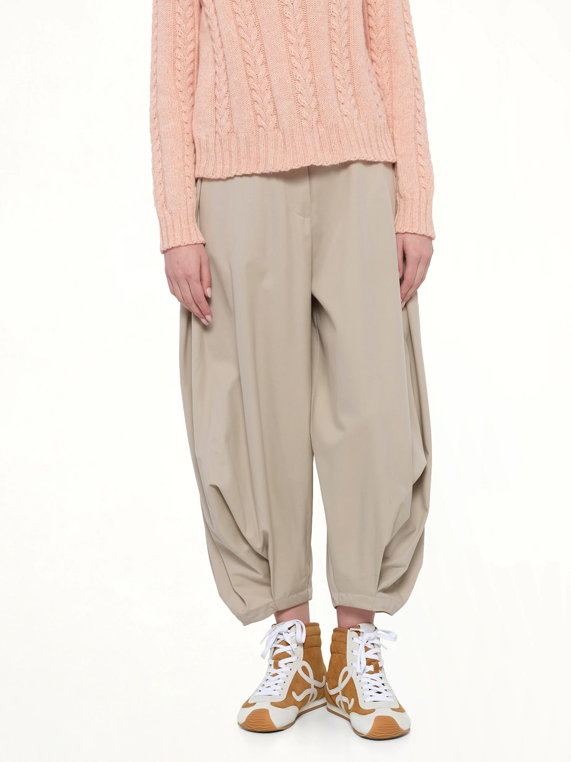 Draped Trouser AF in Beige - Image 6
