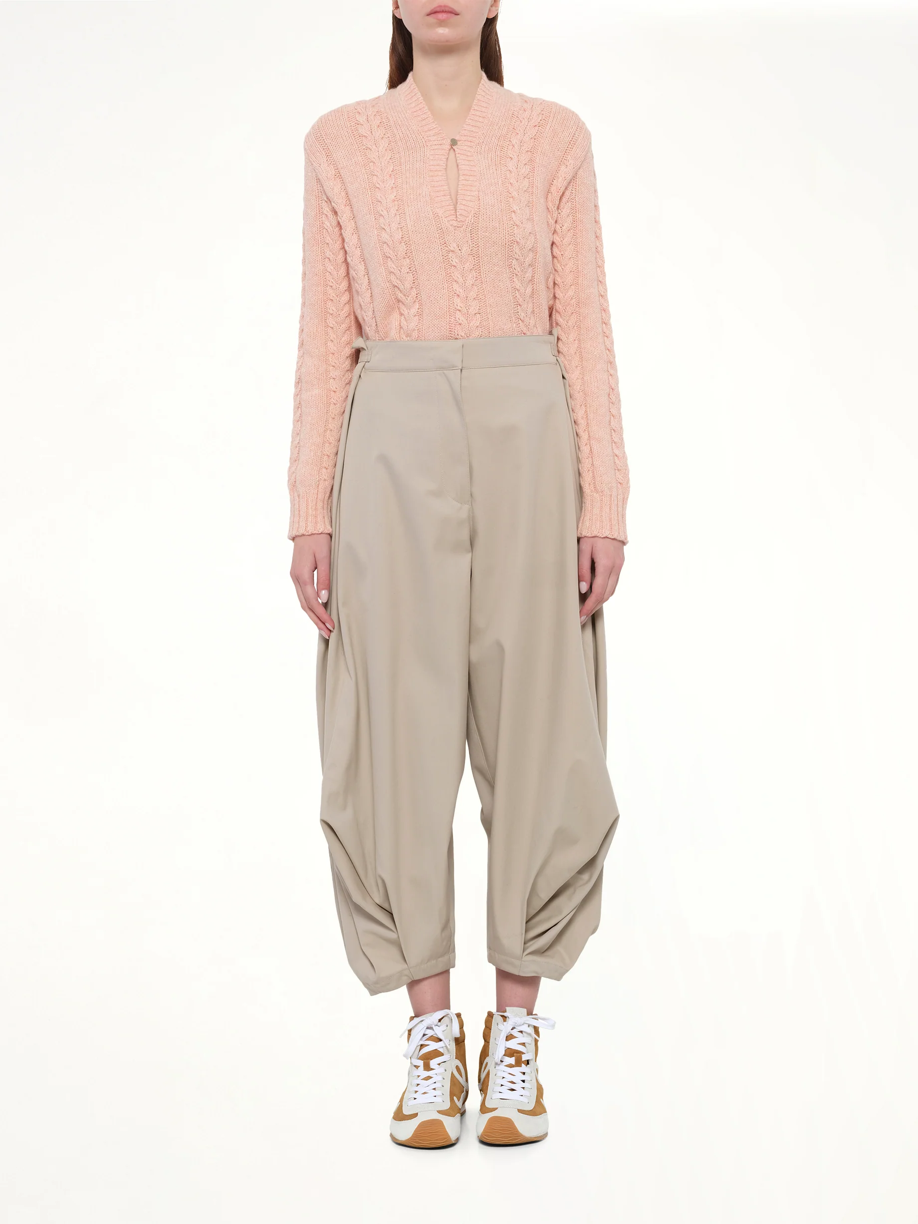 Draped Trouser AF in Beige - Image 7
