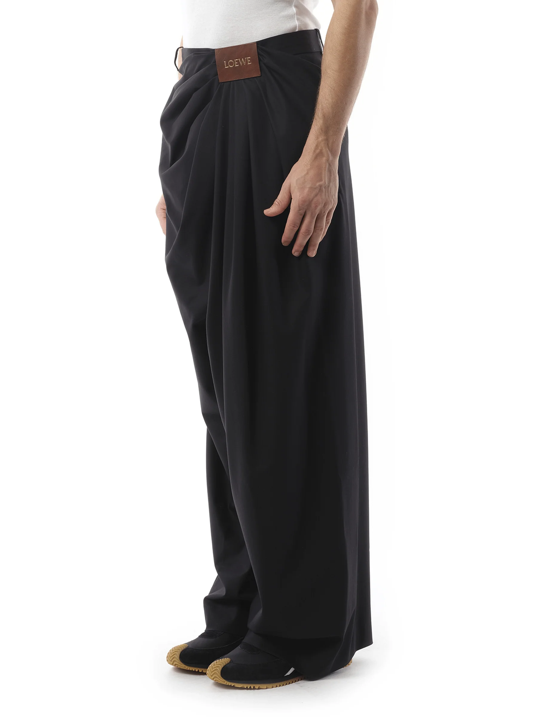 Draped Trouser in Black - Image 5