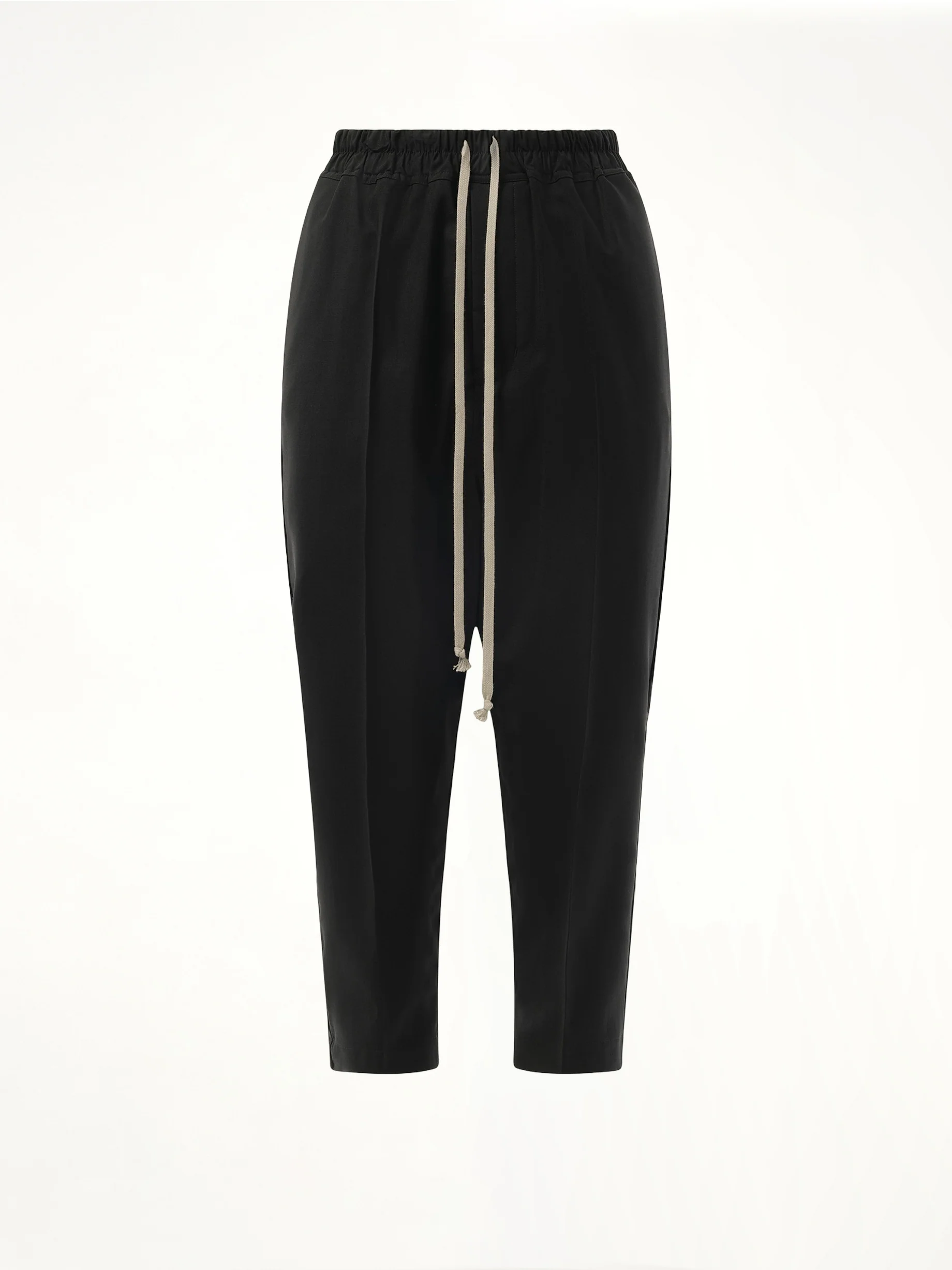 Drawstring Astaires Cropped Pants in Black - Image 2