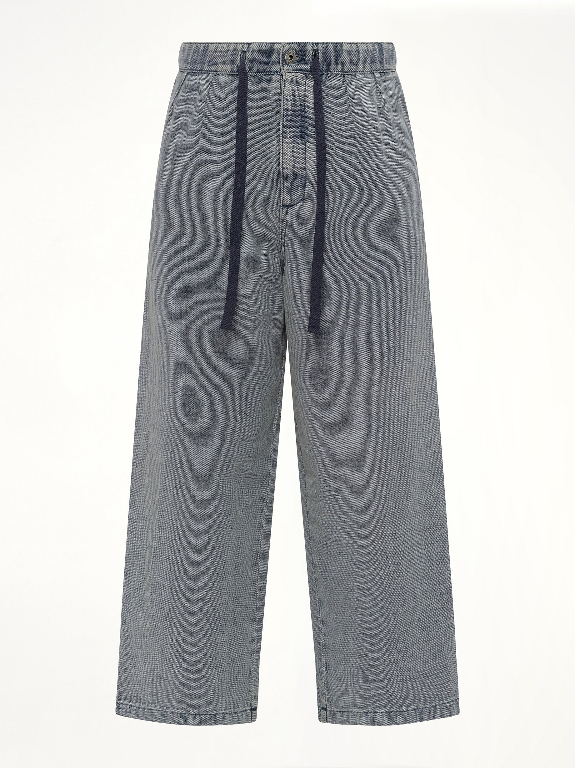 Drawstring Trouser AF in Grey Blue - Image 2