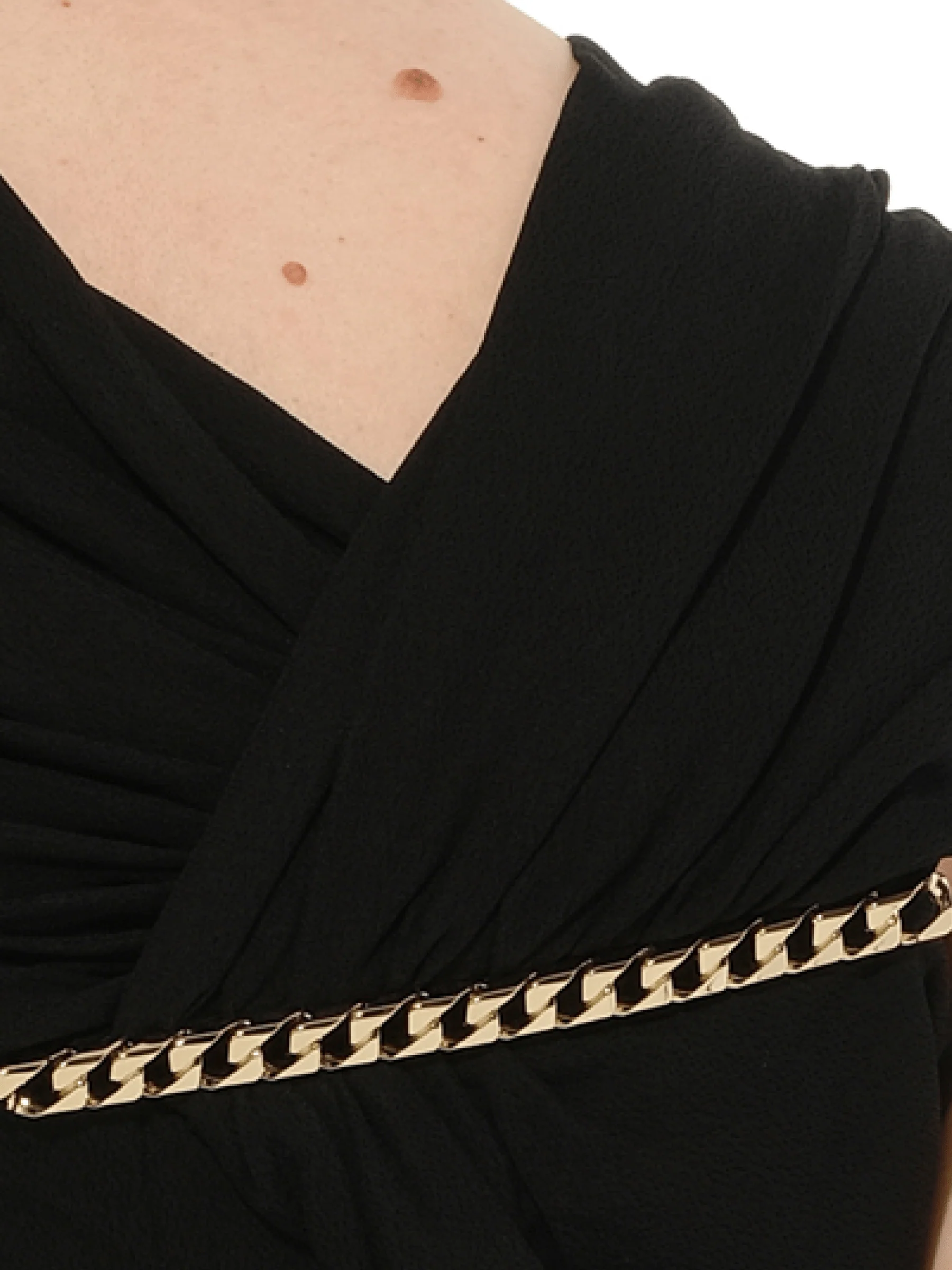 Chain Dress in Black - Image 3