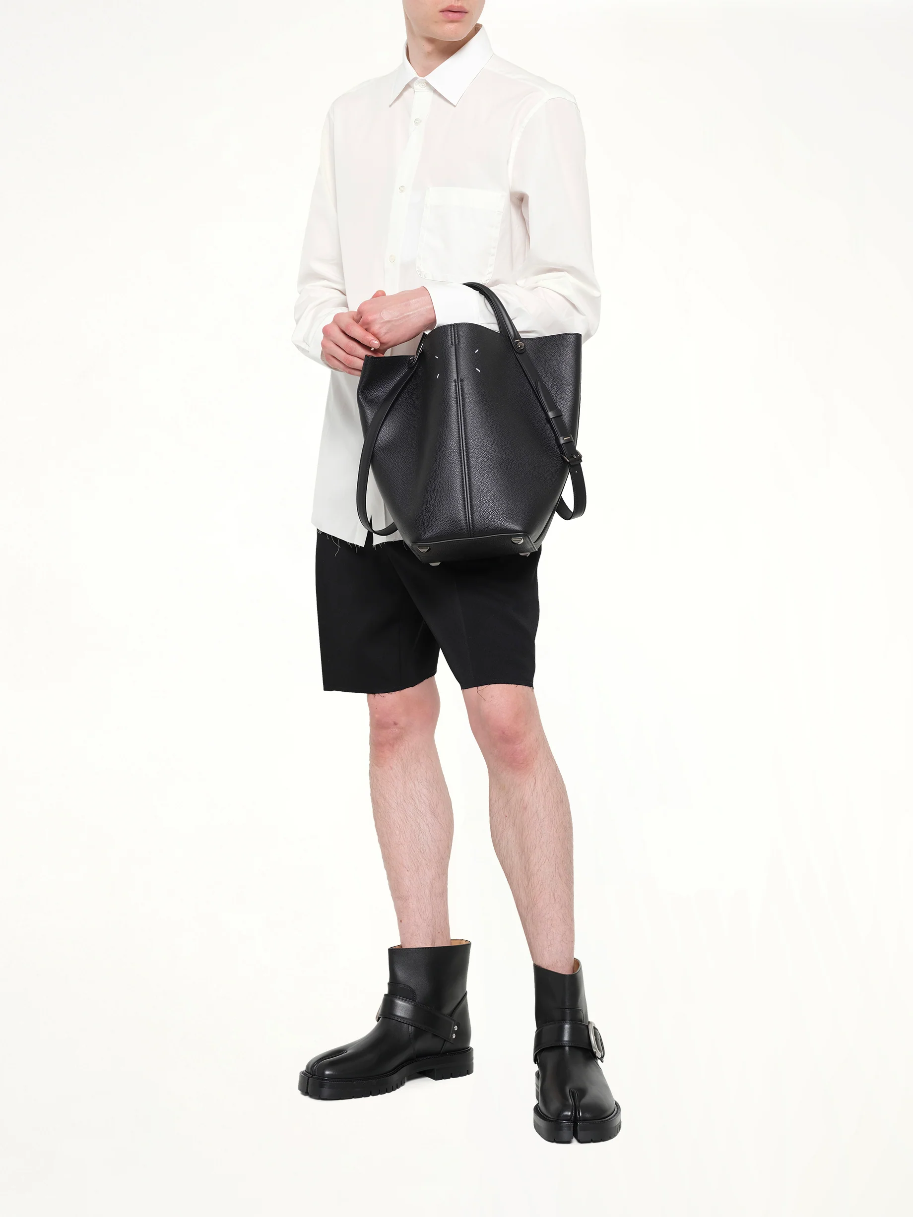 Dress-Age Medium Bag in Black/Orange - Image 4