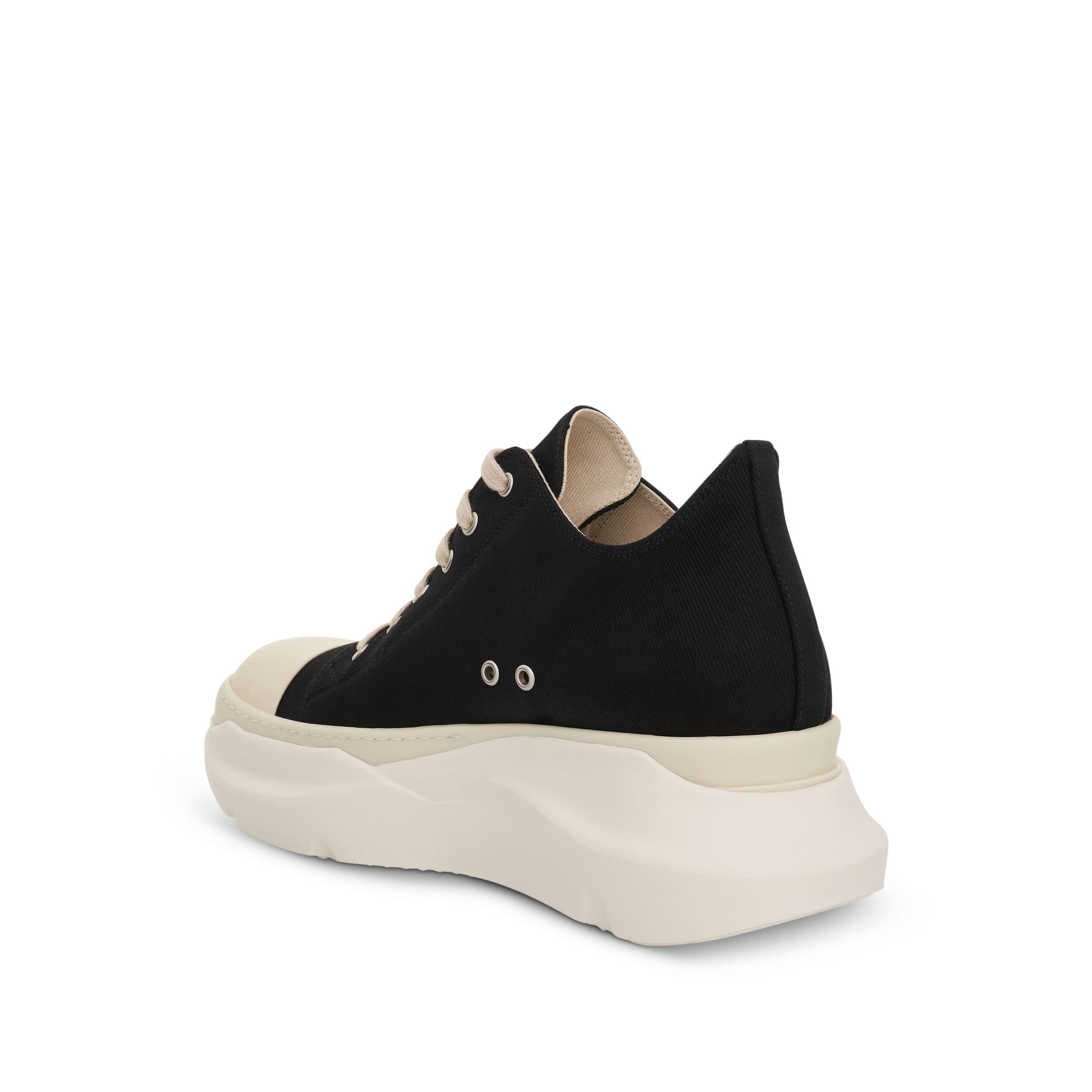 DRKSHDW Abstract Low Denim Sneakers in Black/Milk - Image 4