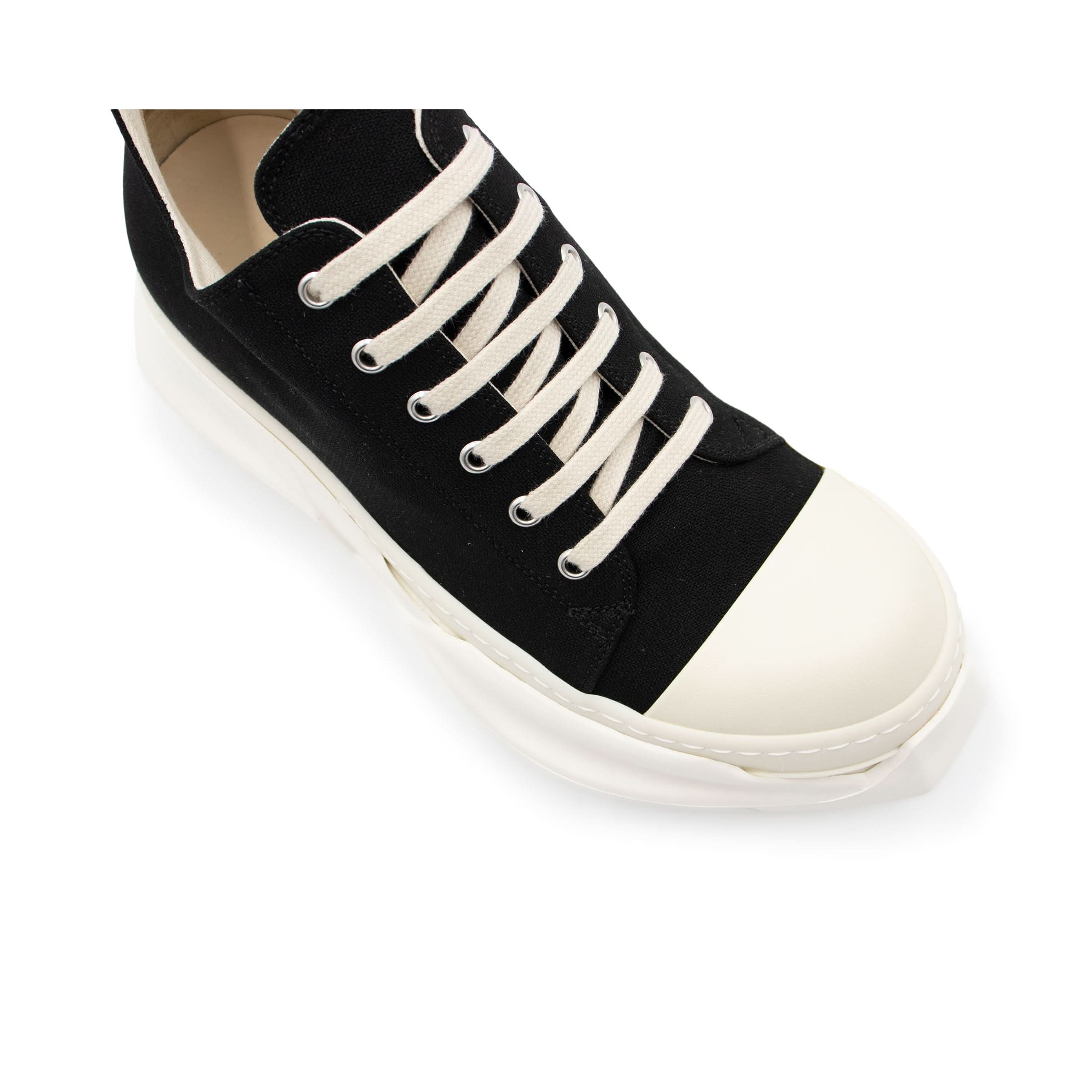 DRKSHDW Abstract Low Sneaker in Black/Milk TNAP - Image 4