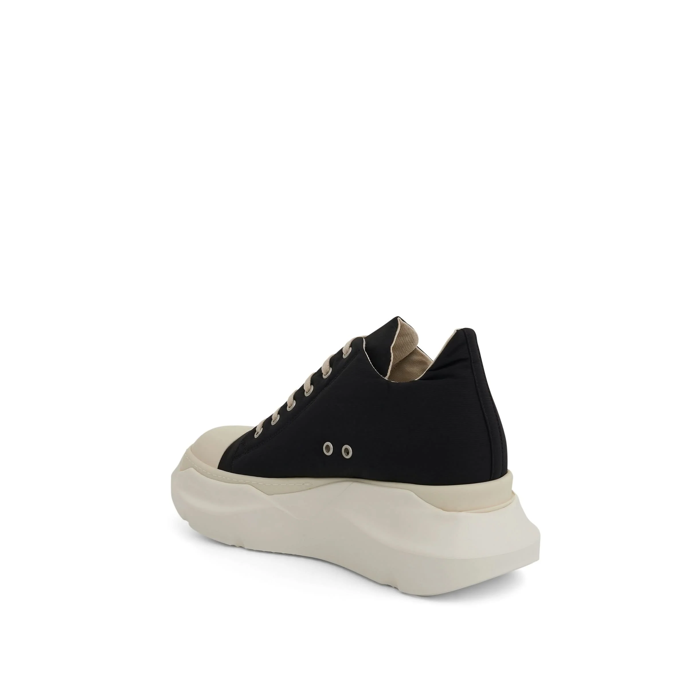 DRKSHDW Abstract Low Woven Sneakers in Black/Milk - Image 4