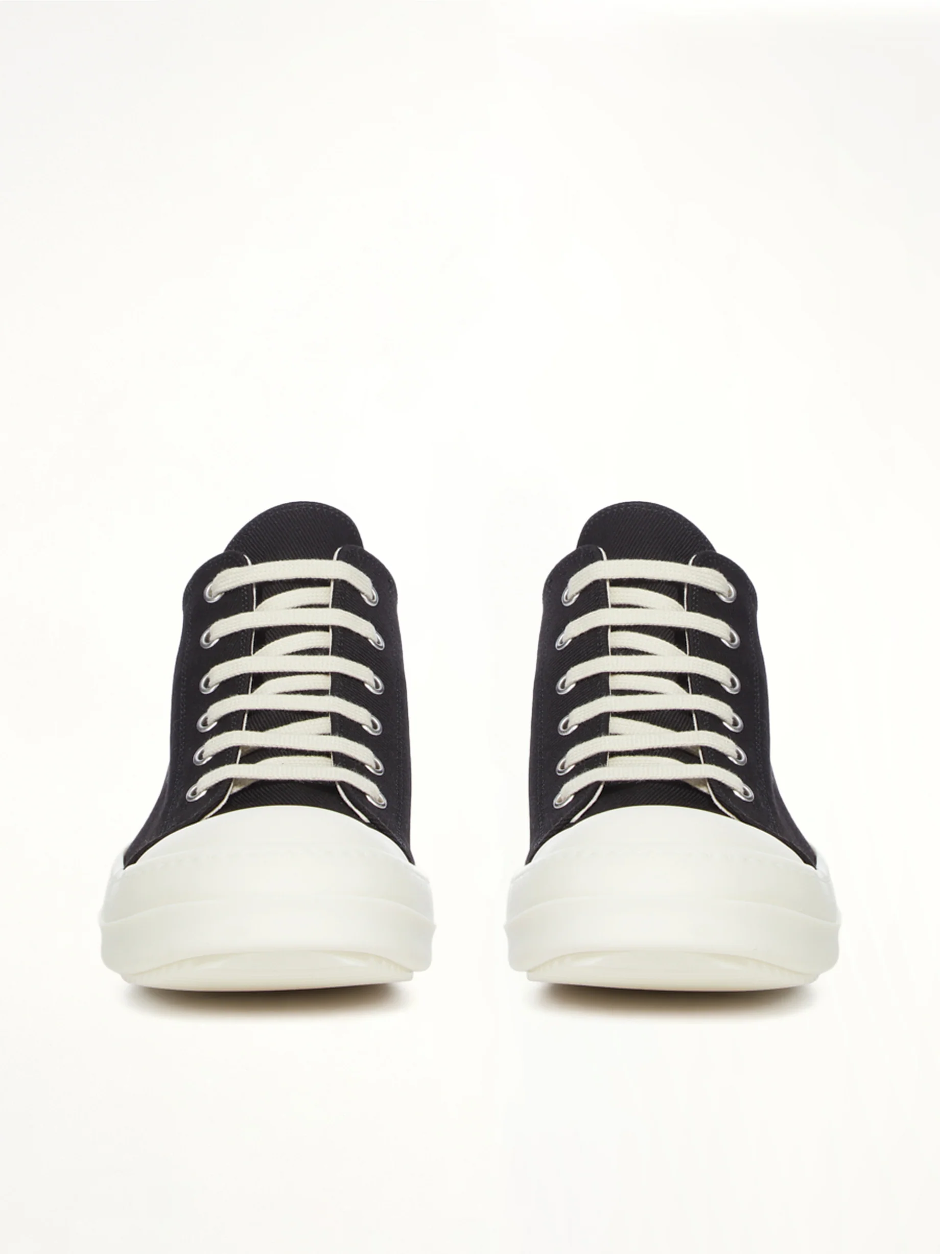 Denim Low Sneaks in Black/Milk - Image 3