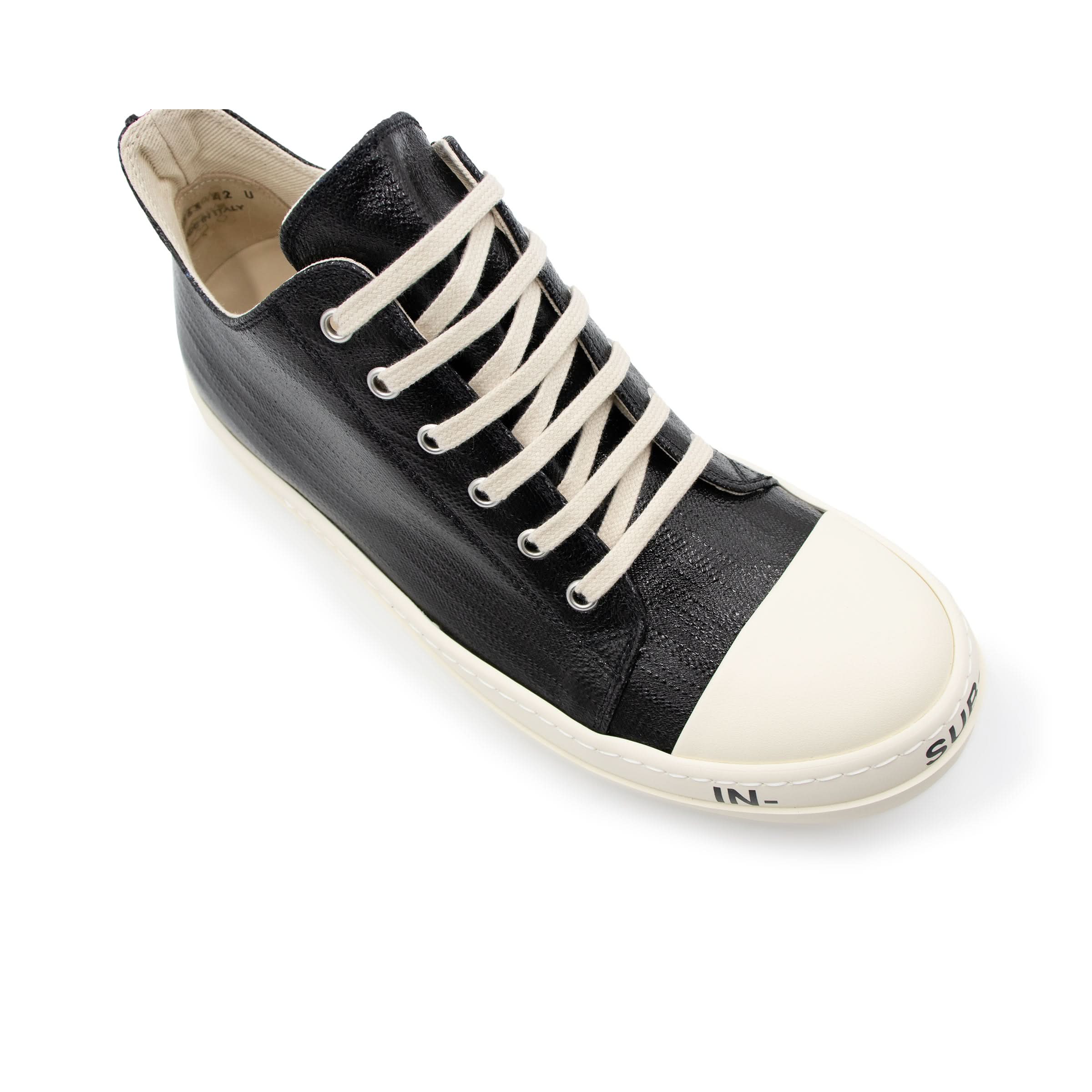 DRKSHDW In-Human Low Sneaker in Black - Image 4