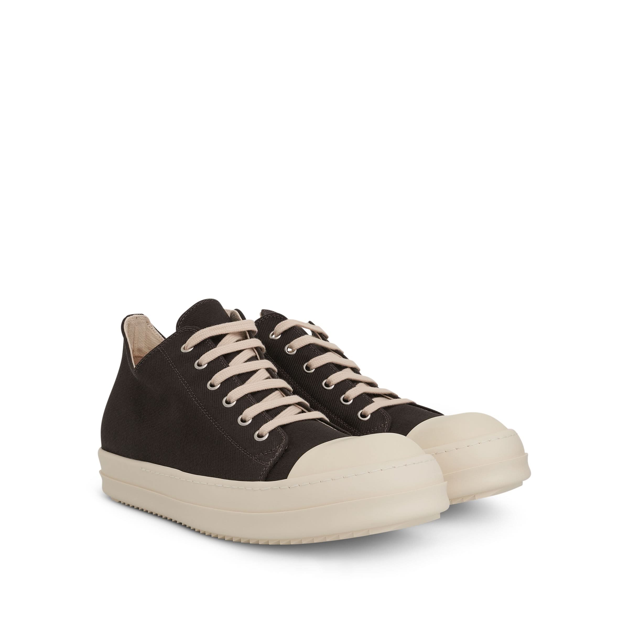 DRKSHDW Low Denim Sneakers in Dark Dust/Milk - Image 2