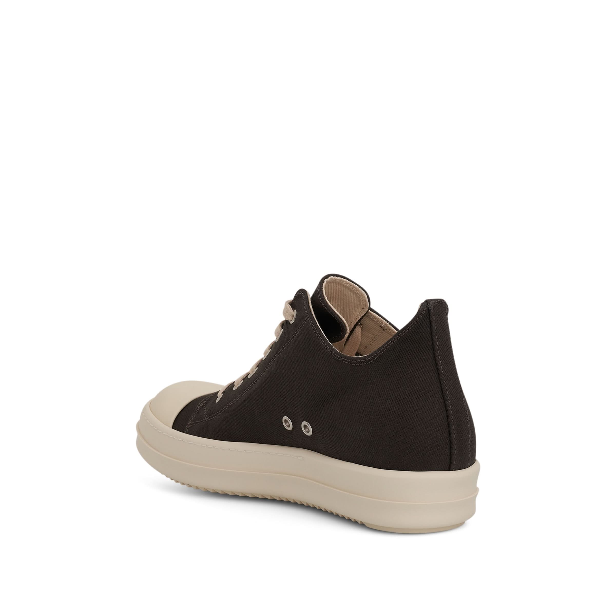 DRKSHDW Low Denim Sneakers in Dark Dust/Milk - Image 3