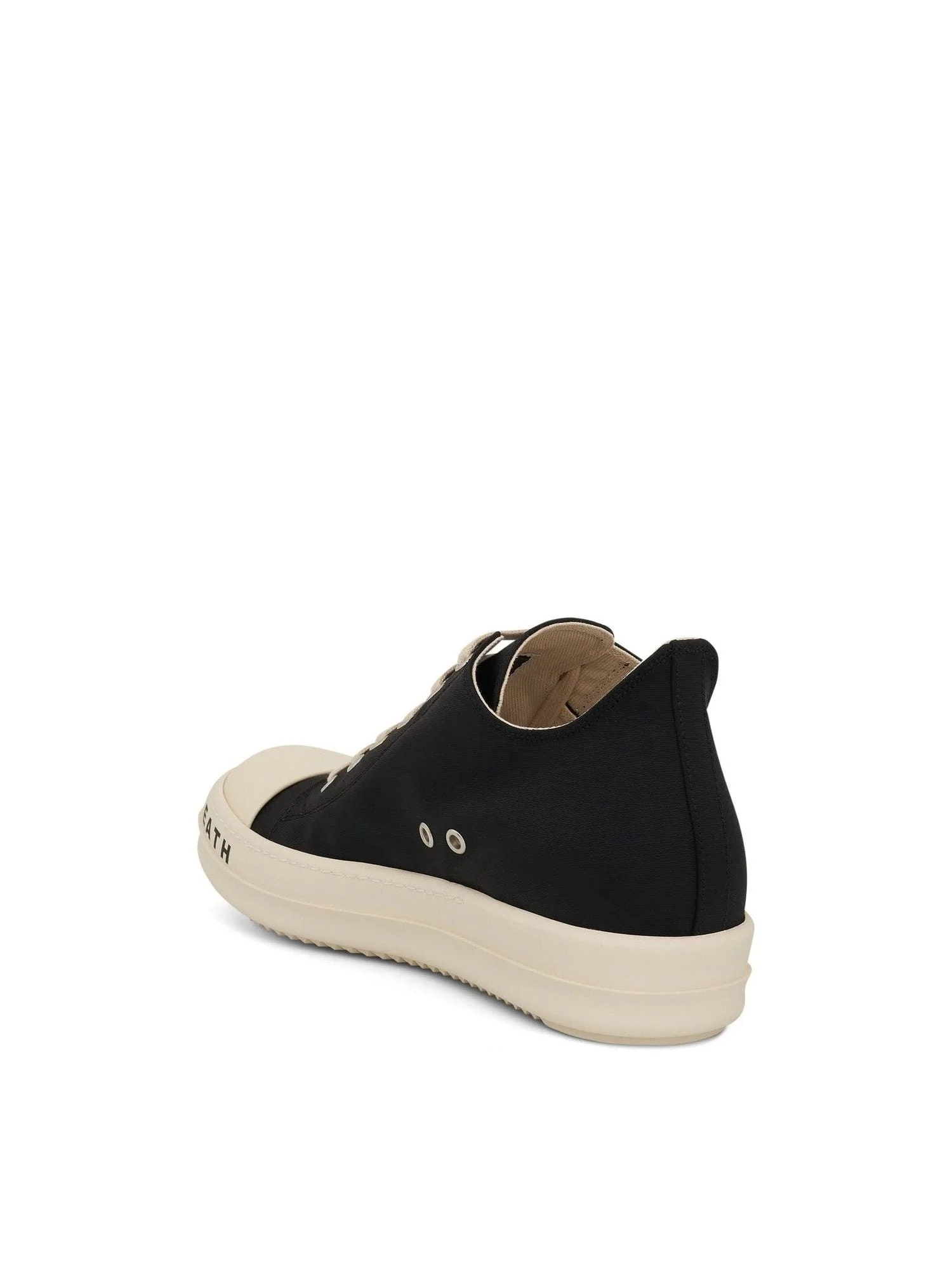 DRKSHDW Low Woven Sneakers in Black/Milk - Image 3