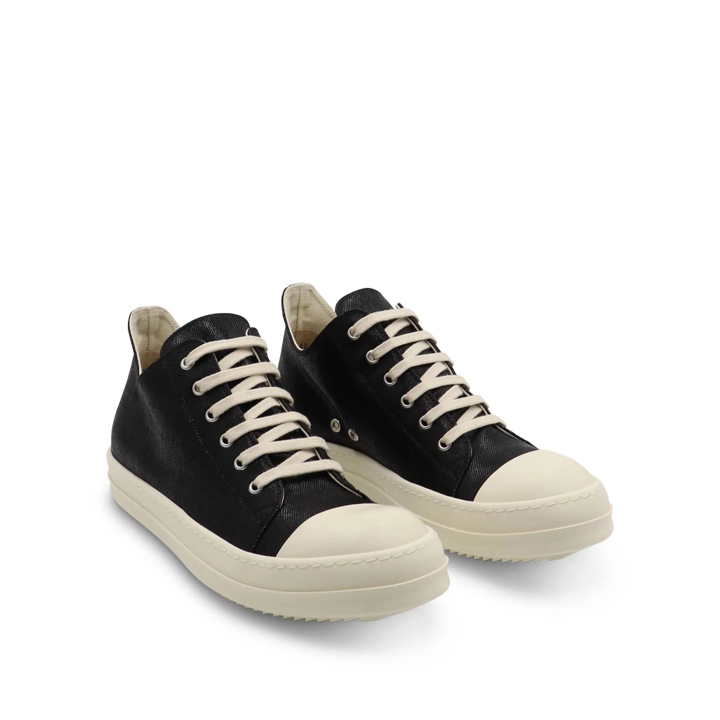 DRKSHDW Ramones Denim Low Sneaker in Black - Image 2