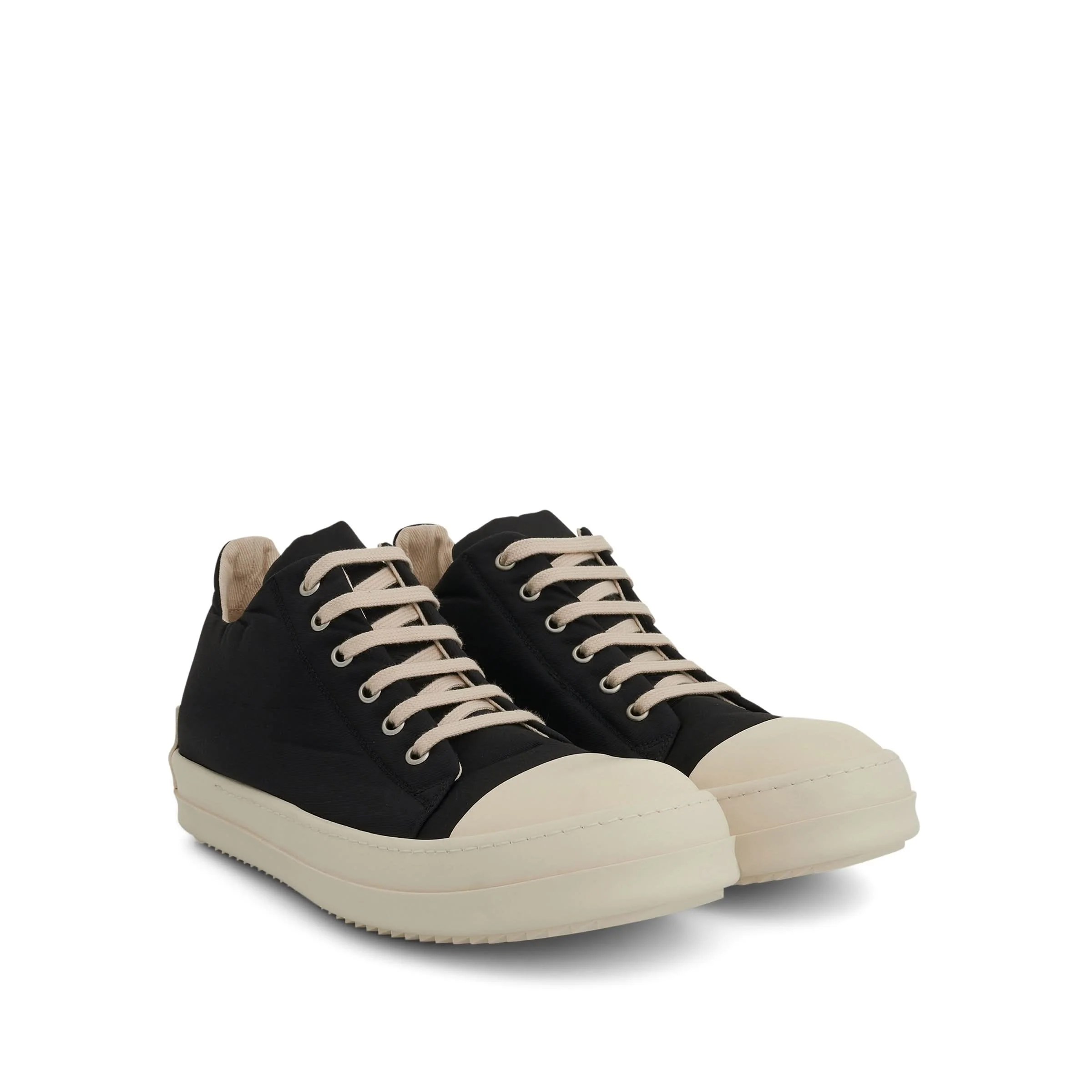 DRKSHDW Ramones Low Woven Sneaker in Black/Milk - Image 2