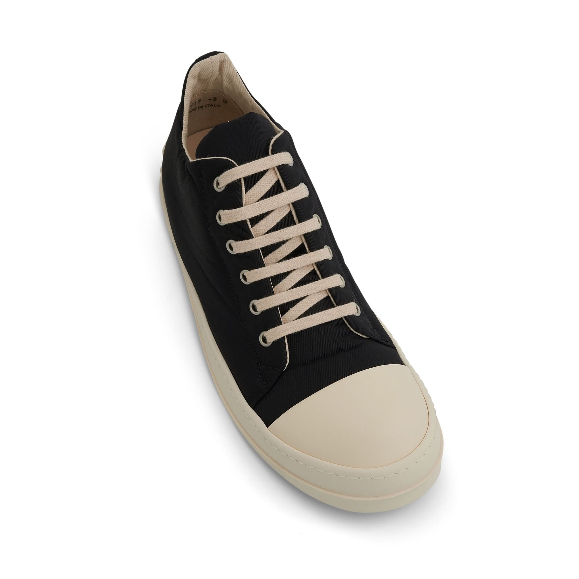 DRKSHDW Ramones Low Woven Sneaker in Black/Milk - Image 3