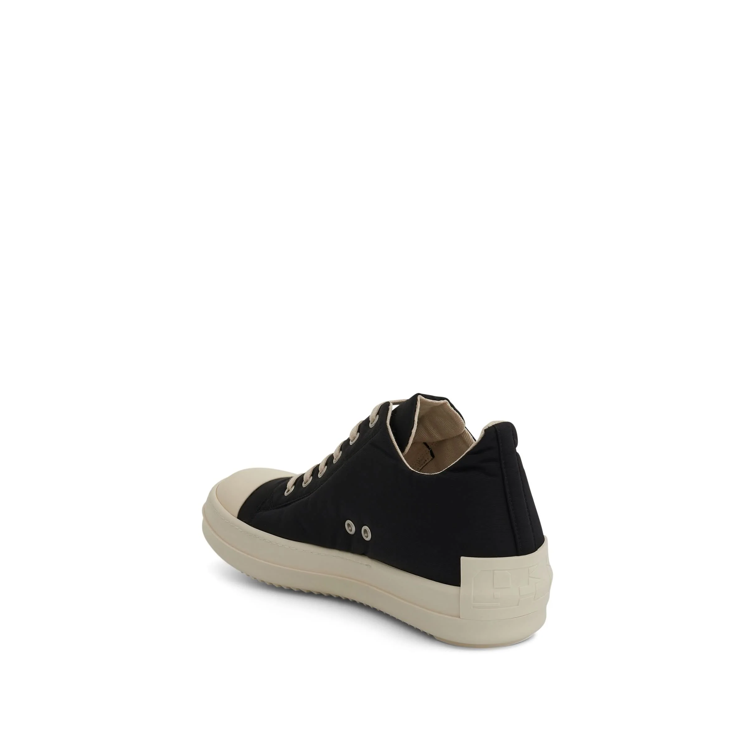 DRKSHDW Ramones Low Woven Sneaker in Black/Milk - Image 4