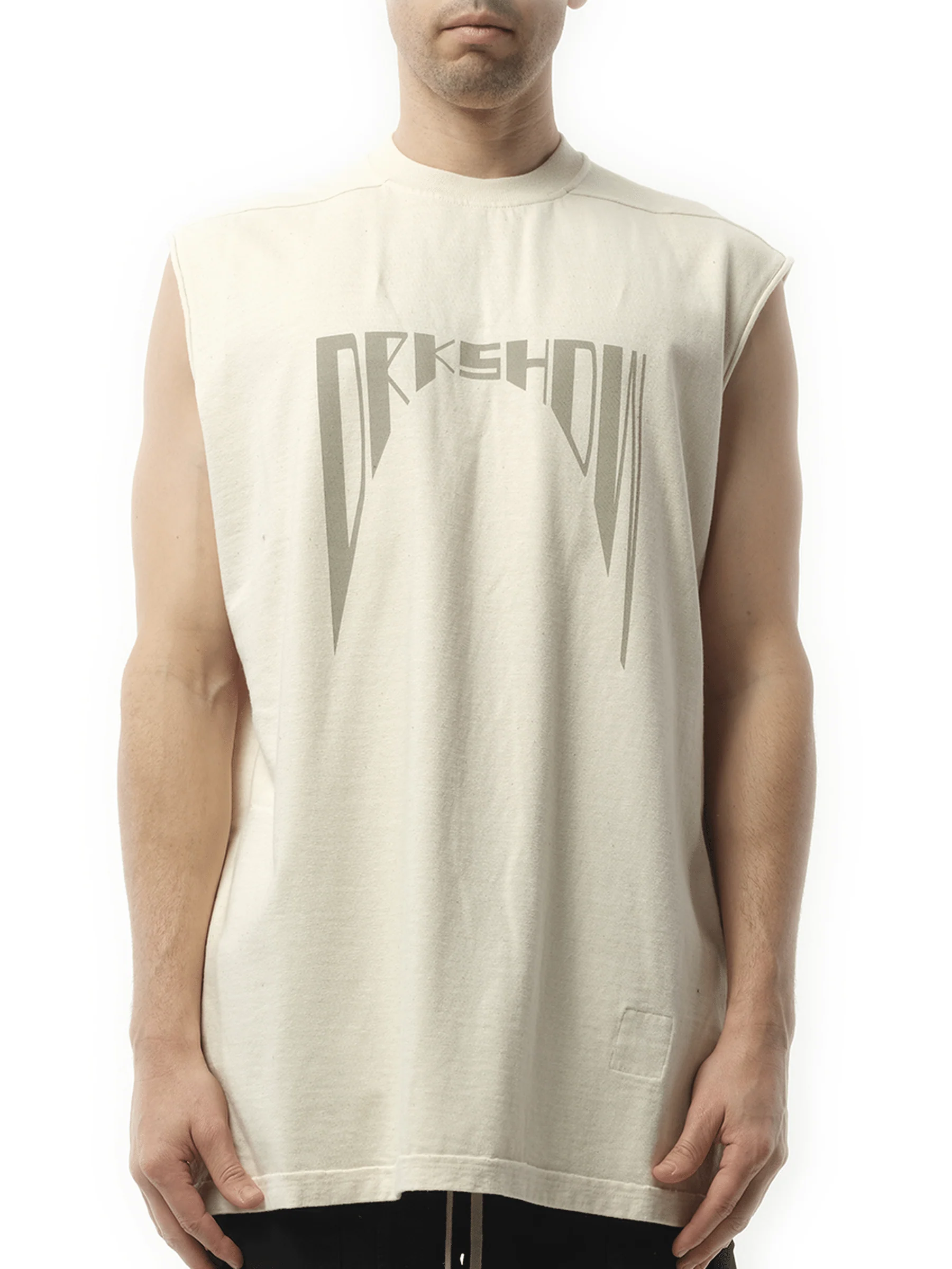 DRKSHDW Tarp T in Natural/Pearl