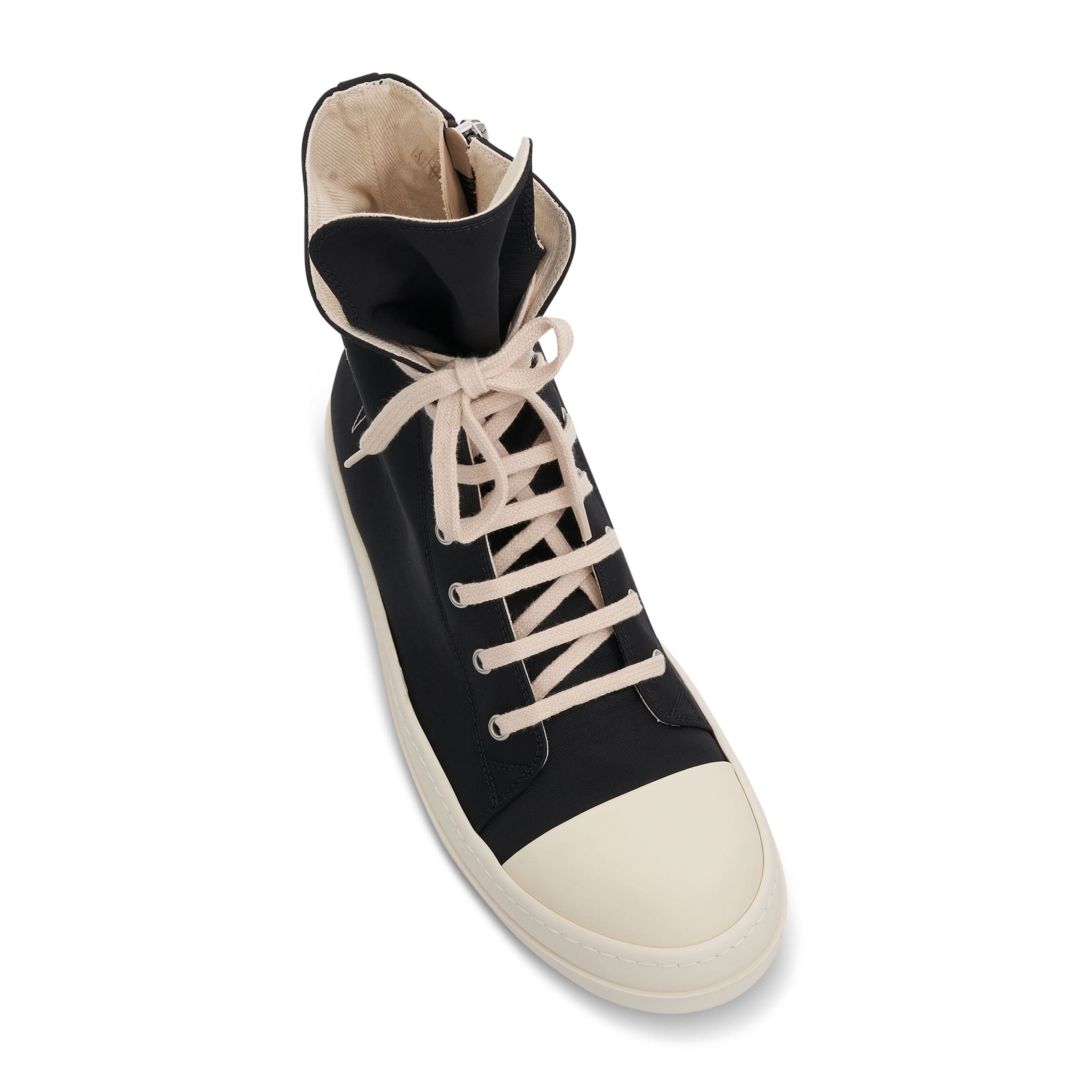DRKSHDW Woven Sneakers in Black/Pearl/Milk - Image 3