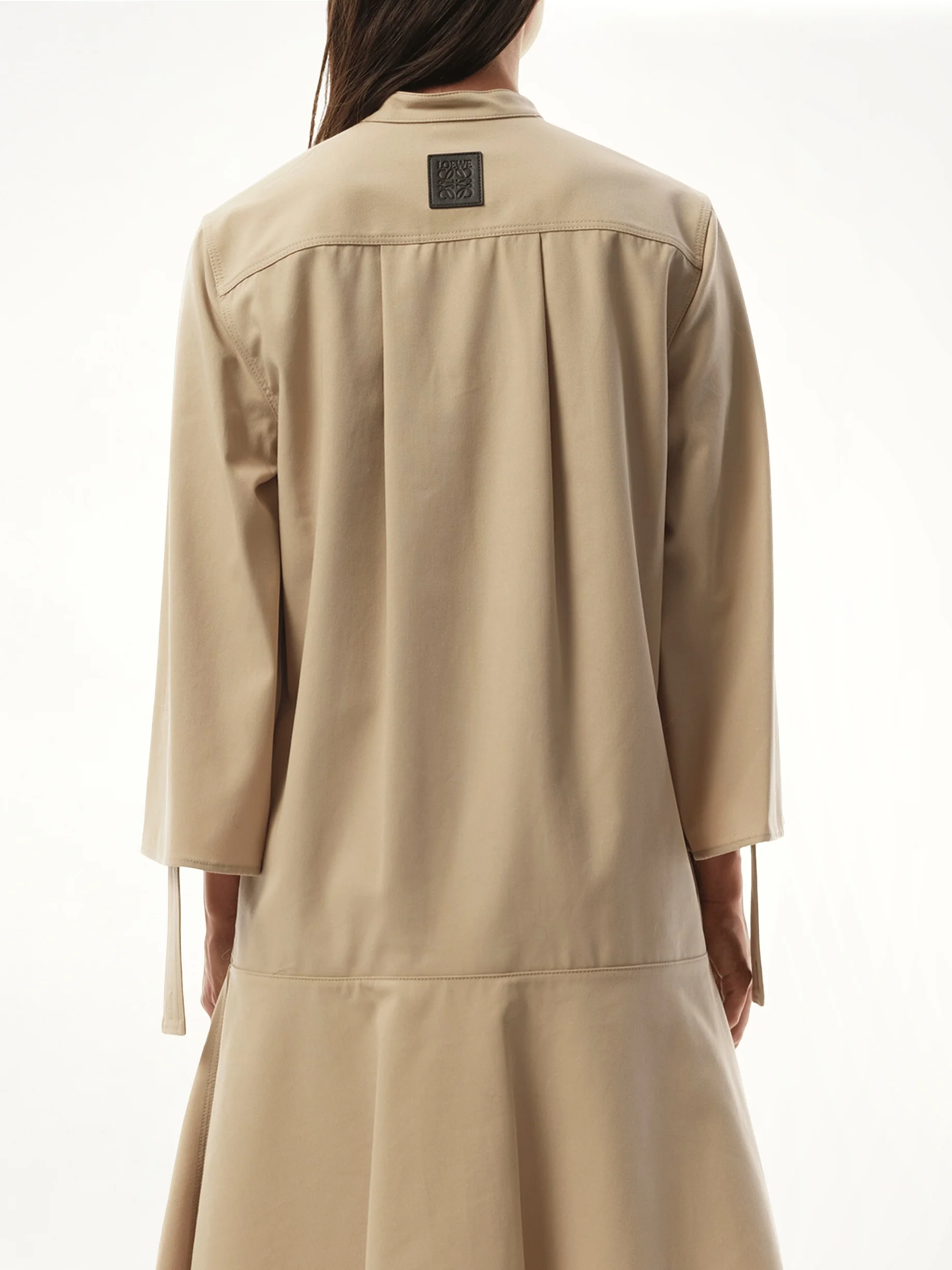Drop Waist Dress in Beige - Image 6