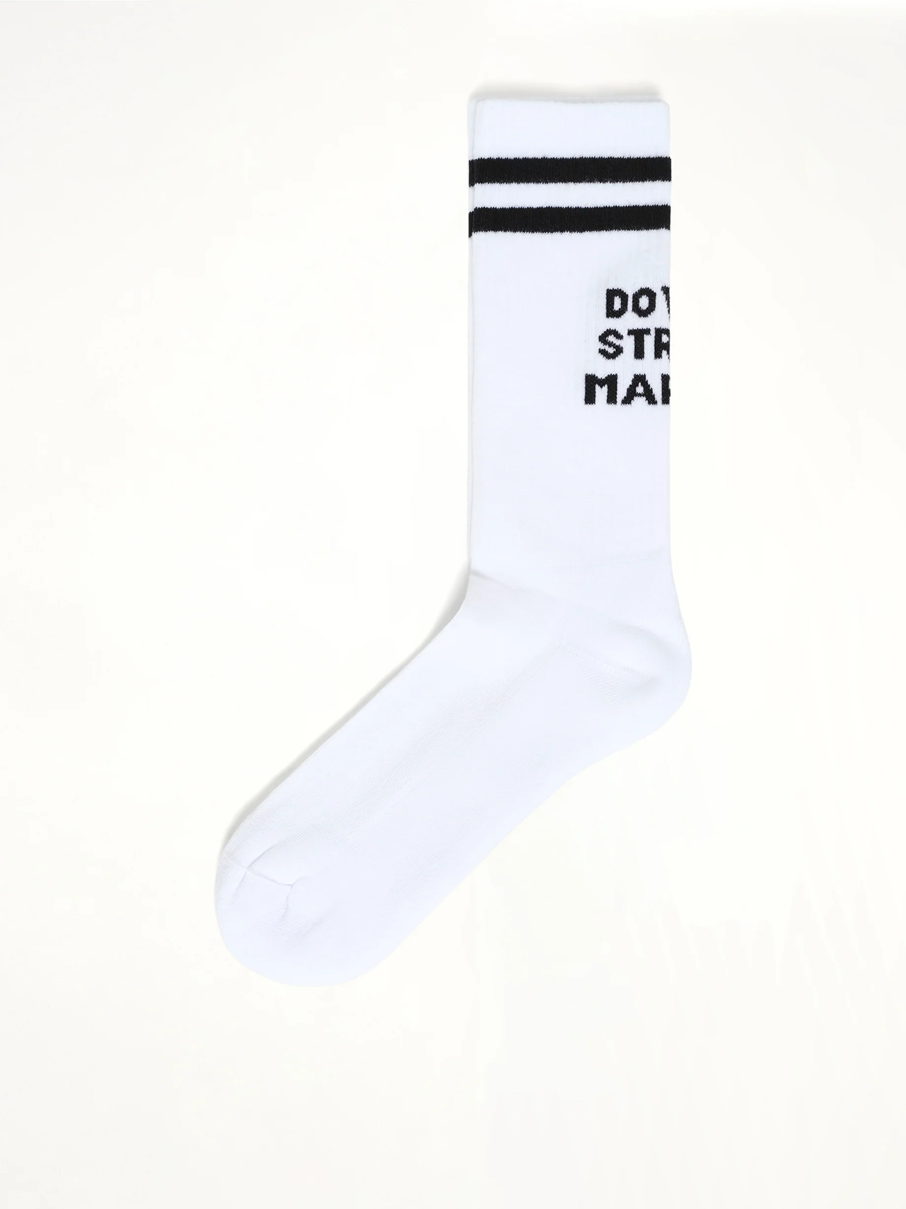 DSM Logo Socks in White - Image 3