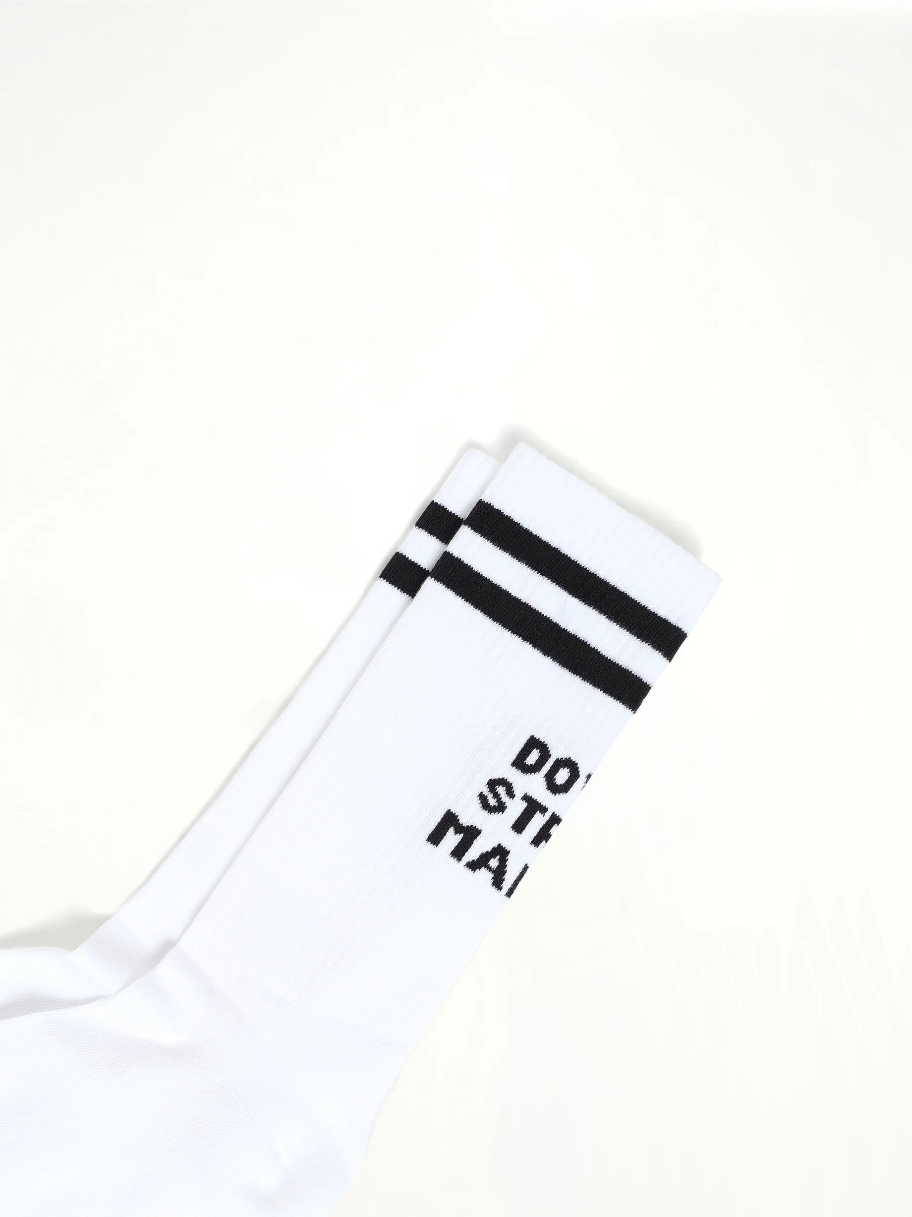 DSM Logo Socks in White - Image 5