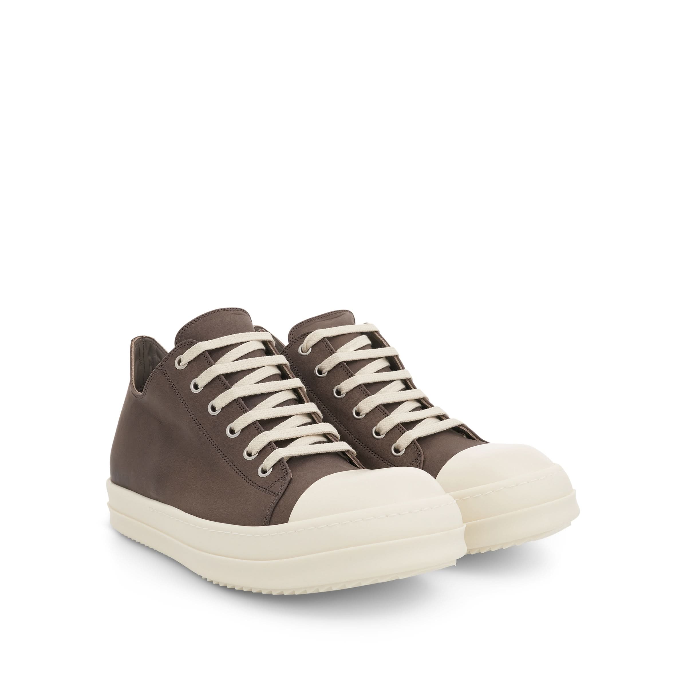 EDFU Low Leather Sneakers in Dust/Milk - Image 2