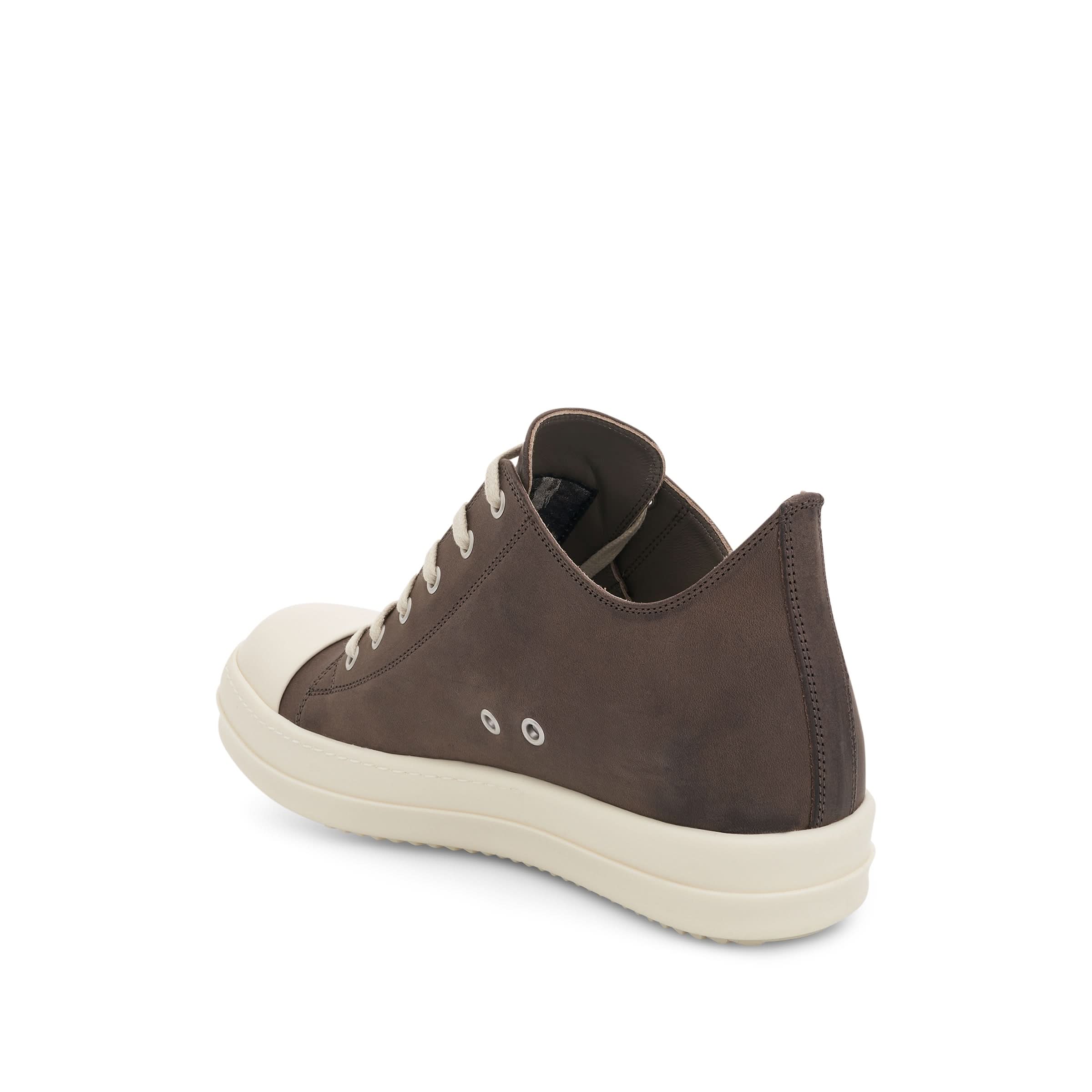 EDFU Low Leather Sneakers in Dust/Milk - Image 3