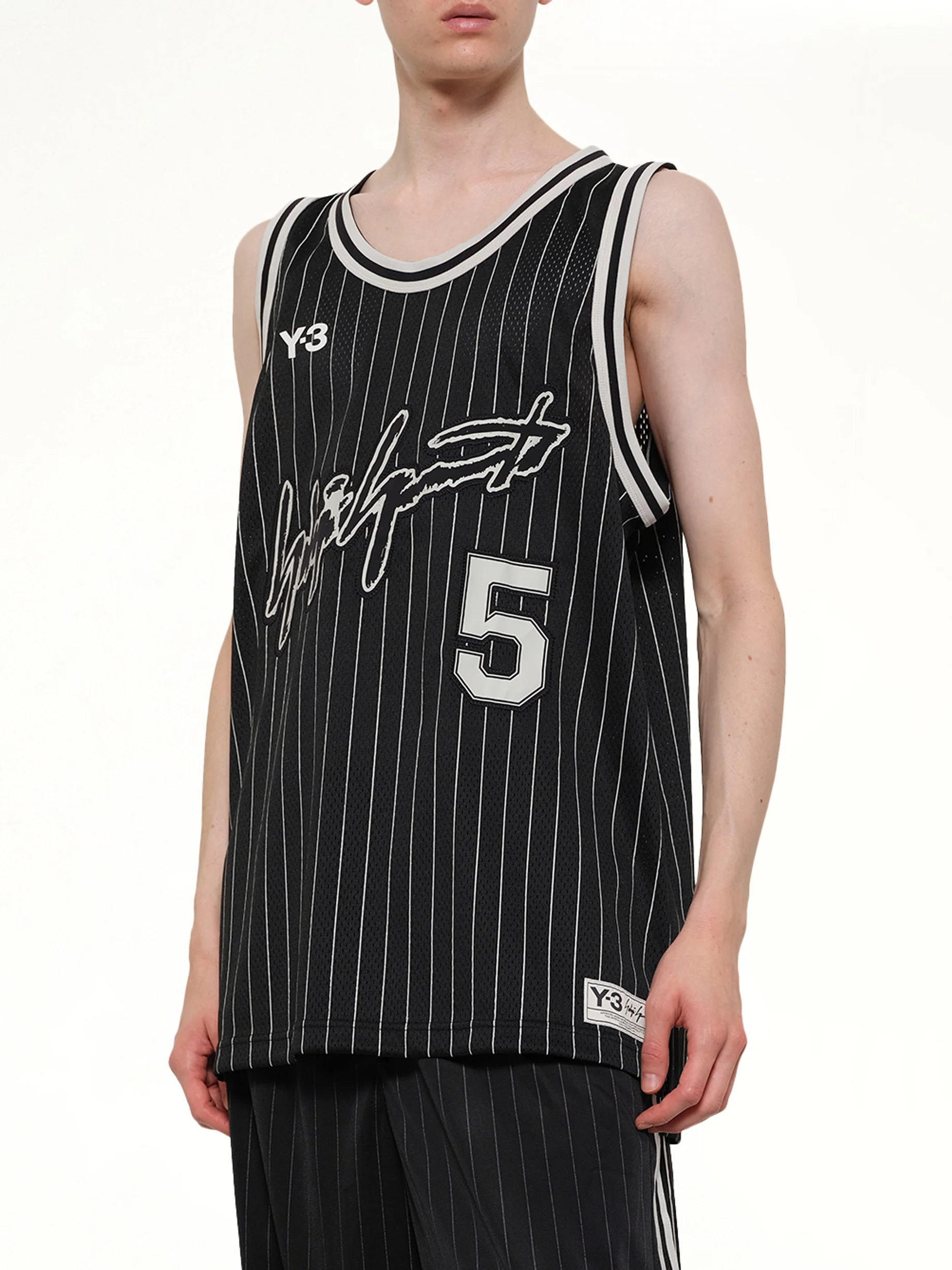 Elite 5 Basketball Jersey in Black - Image 6